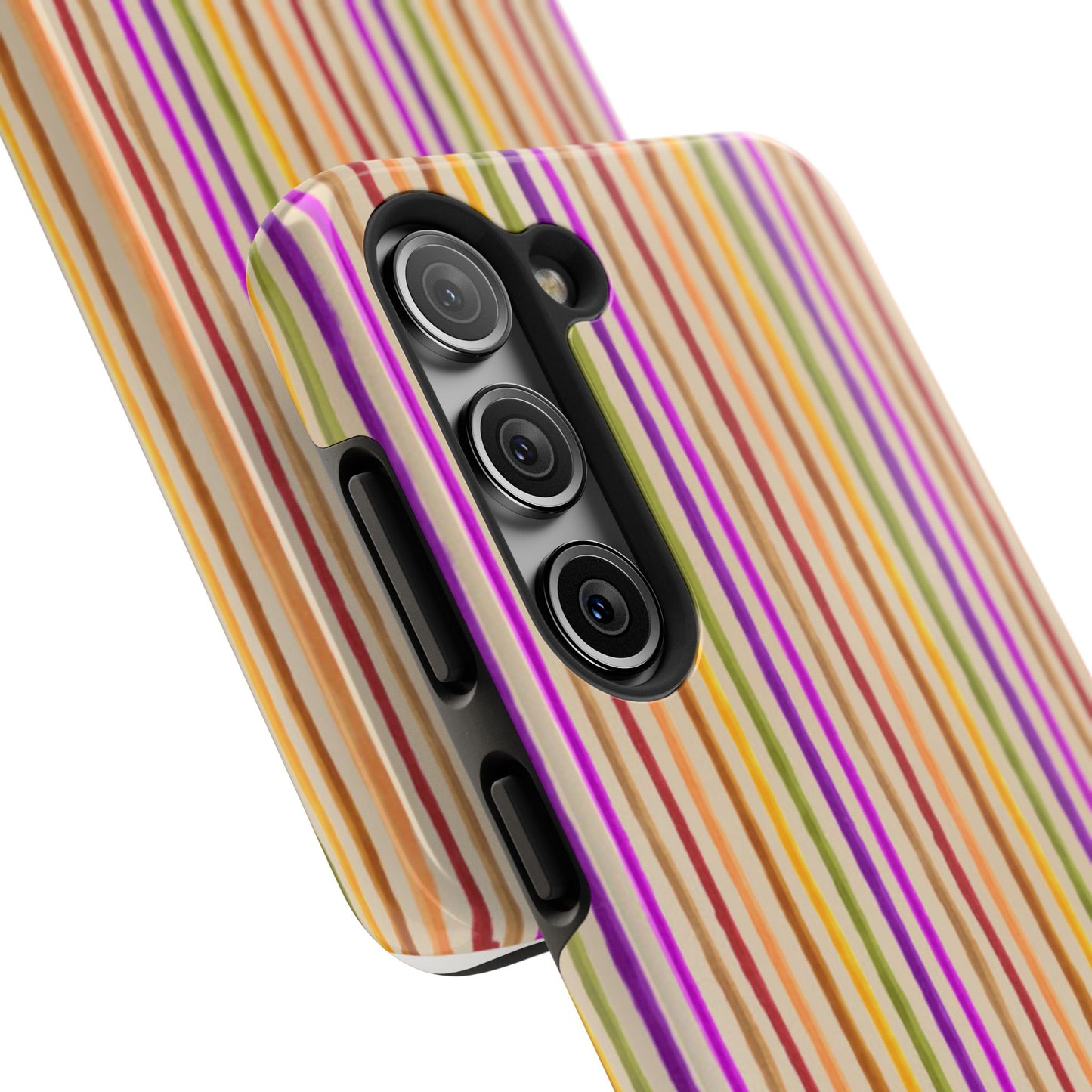 Spice Stripe Muslin Phone Case