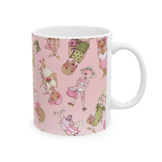 Tossed Ladies Pink Cup