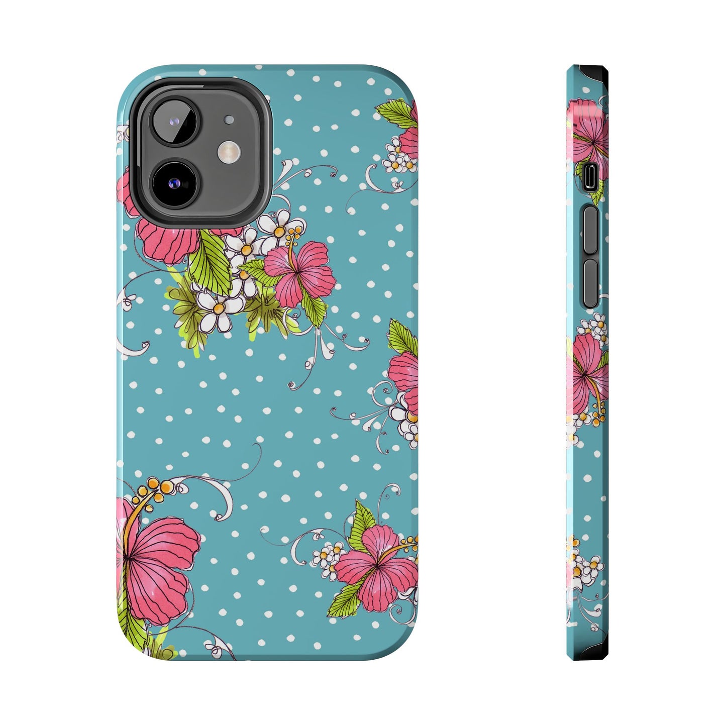 Lady Luau Turquoise Phone Case