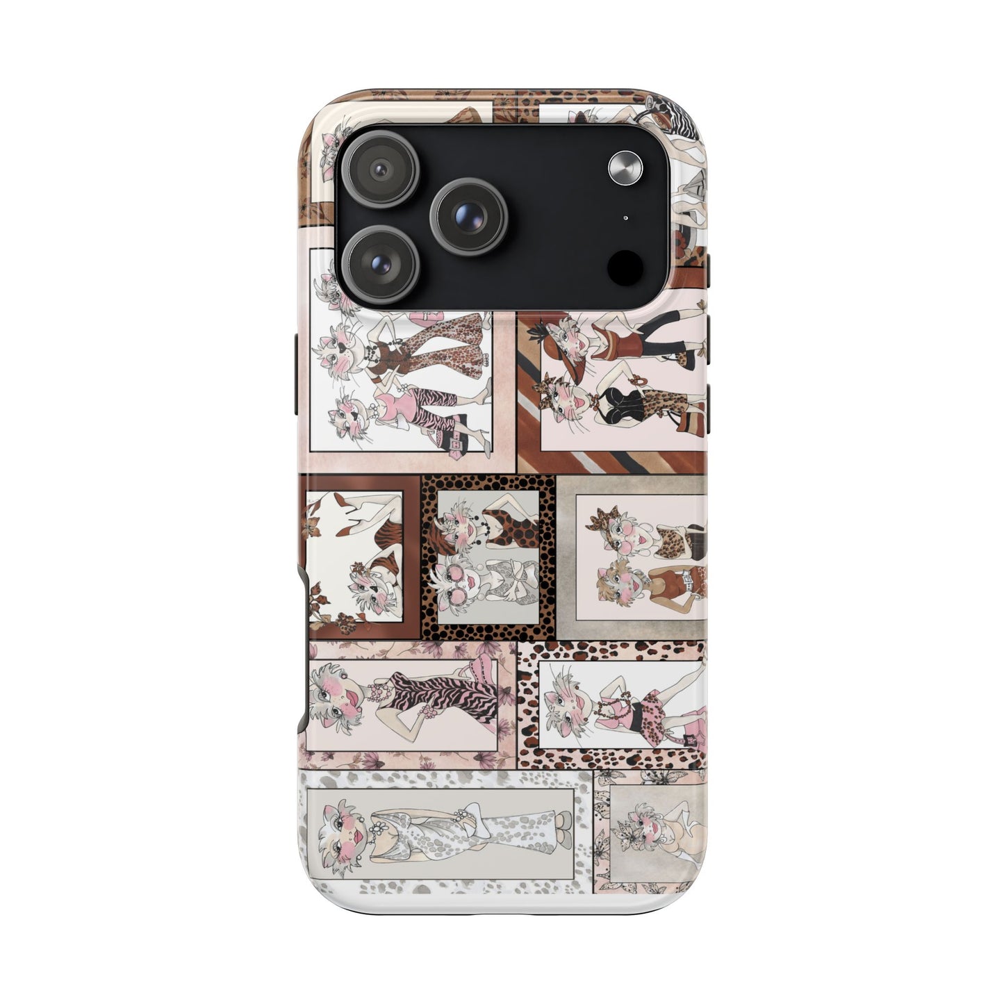 Wild Cat Woman Phone Case