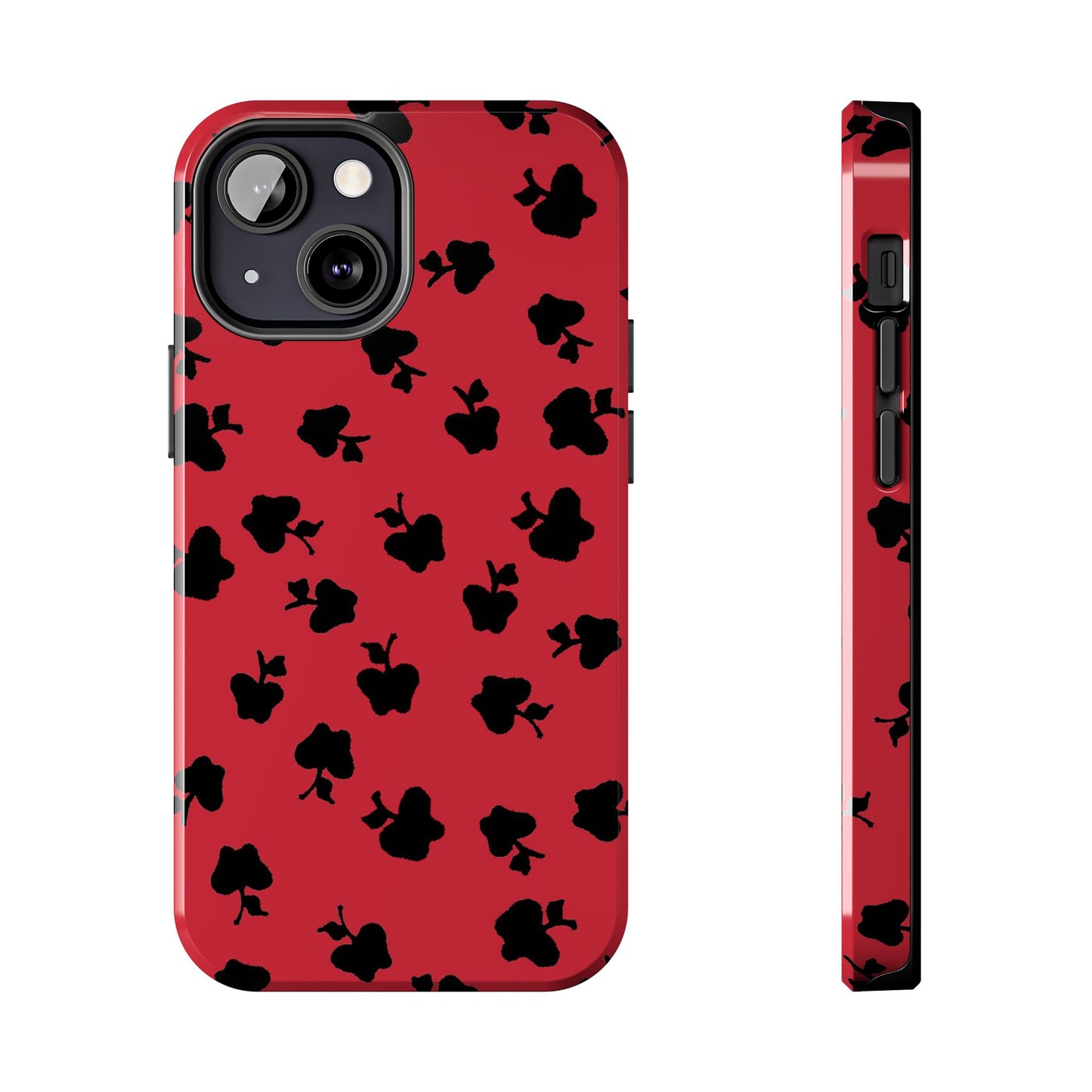 Happy Apples Red / Black Phone Case