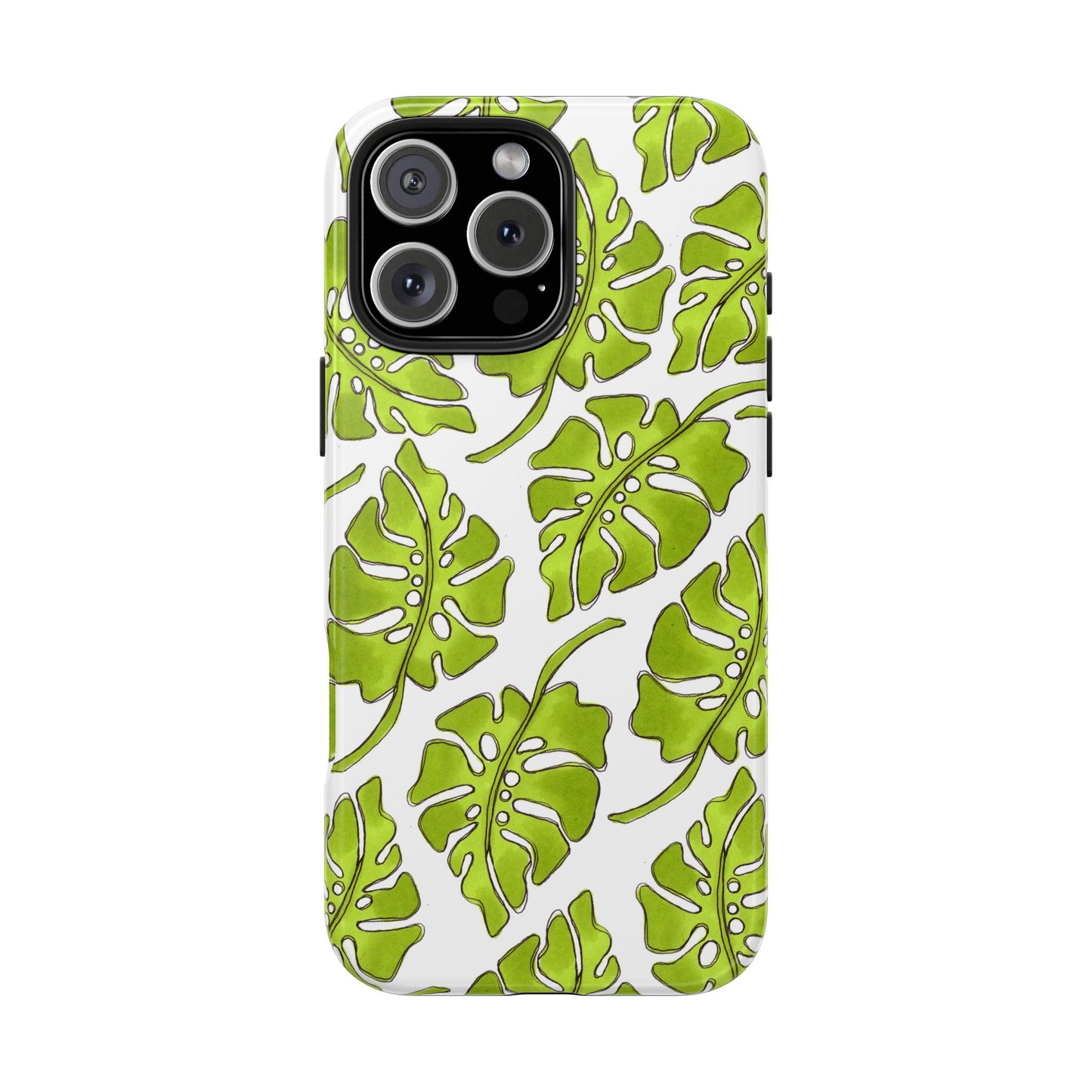 Big Leaf White Phone Case