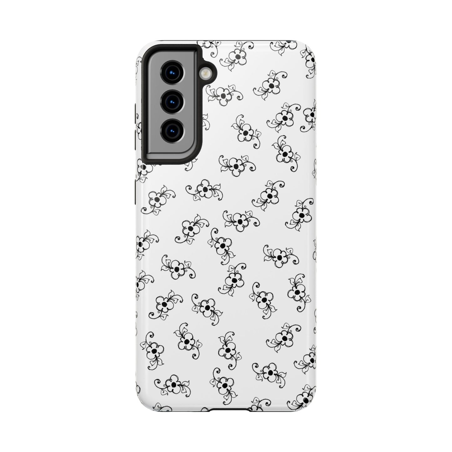 Favorite Daisies White / Black Phone Case