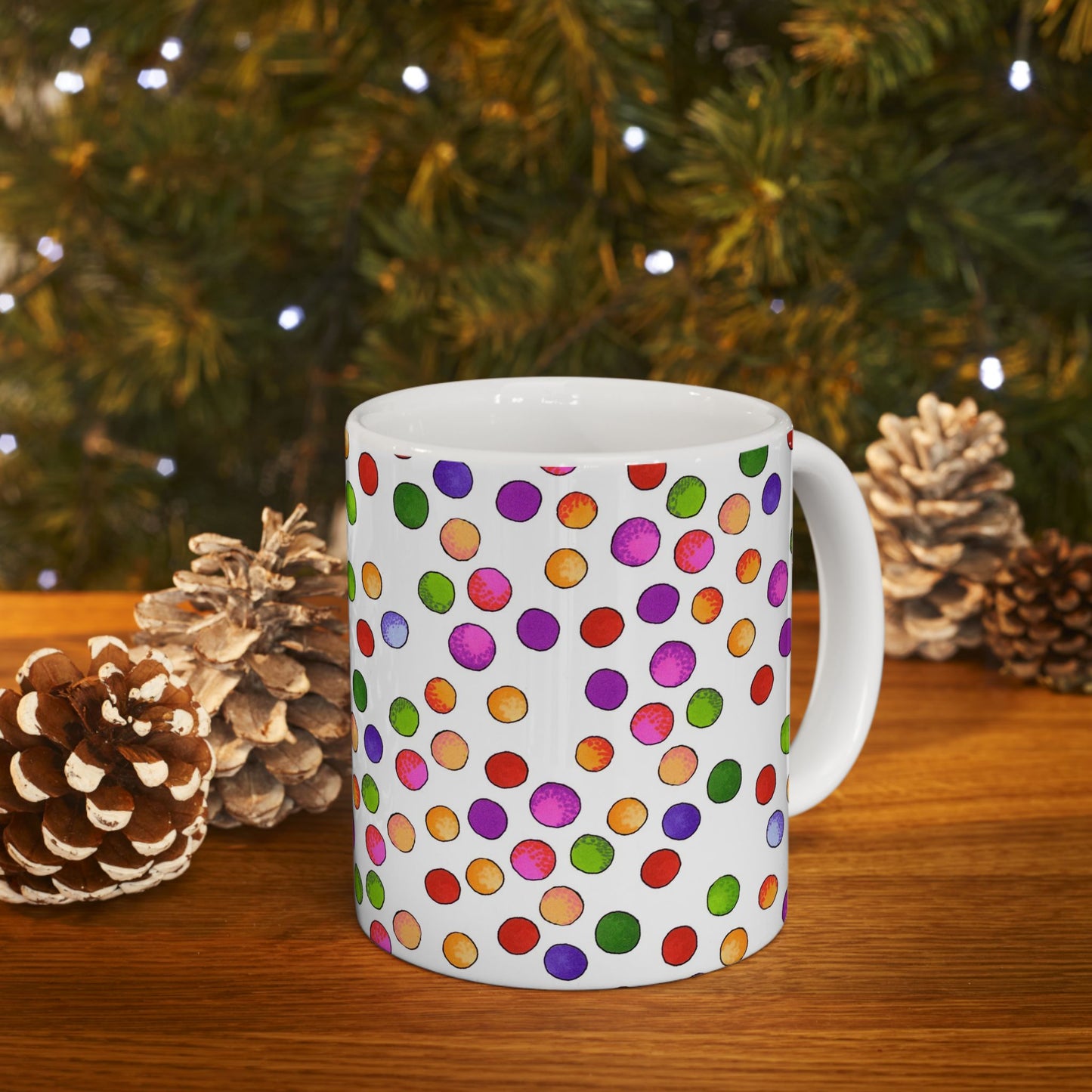 Big Fun Dots White Cup