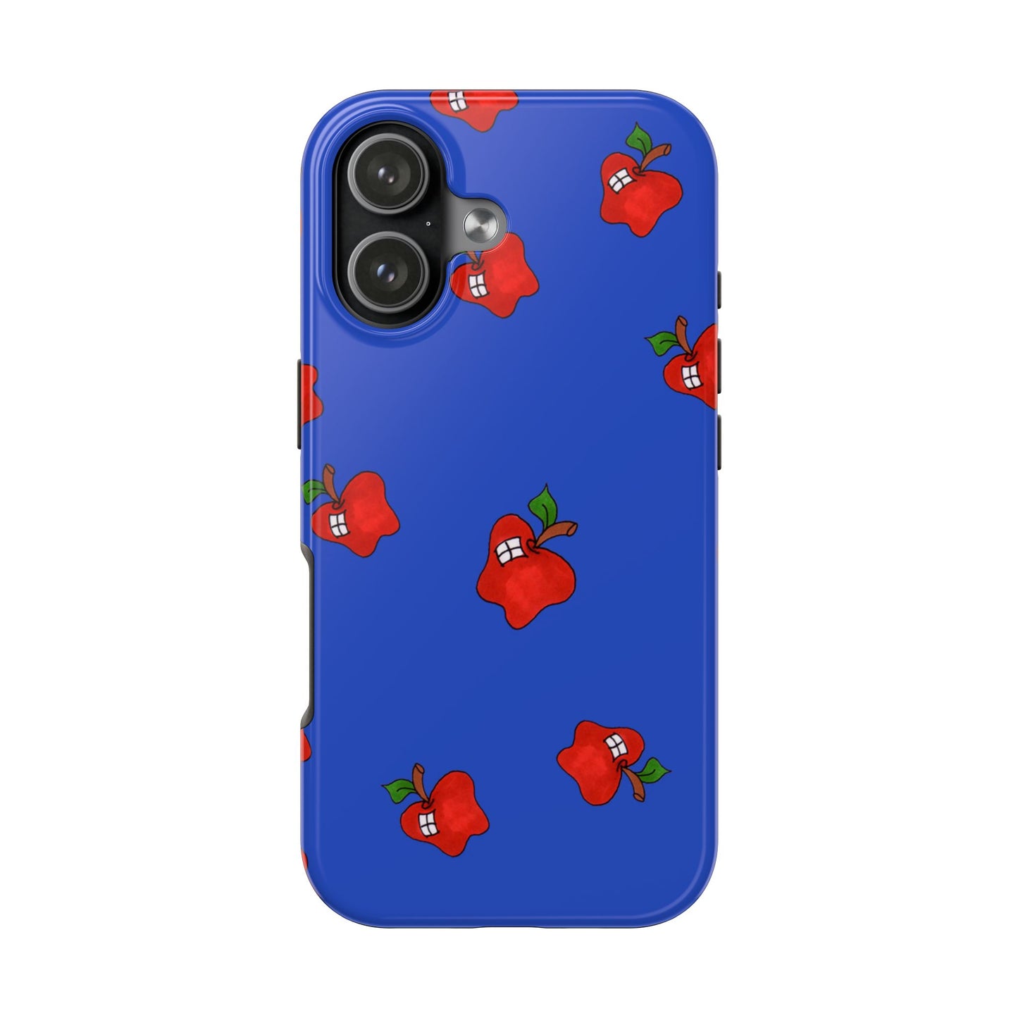 Flying Apples Blue Phone Case