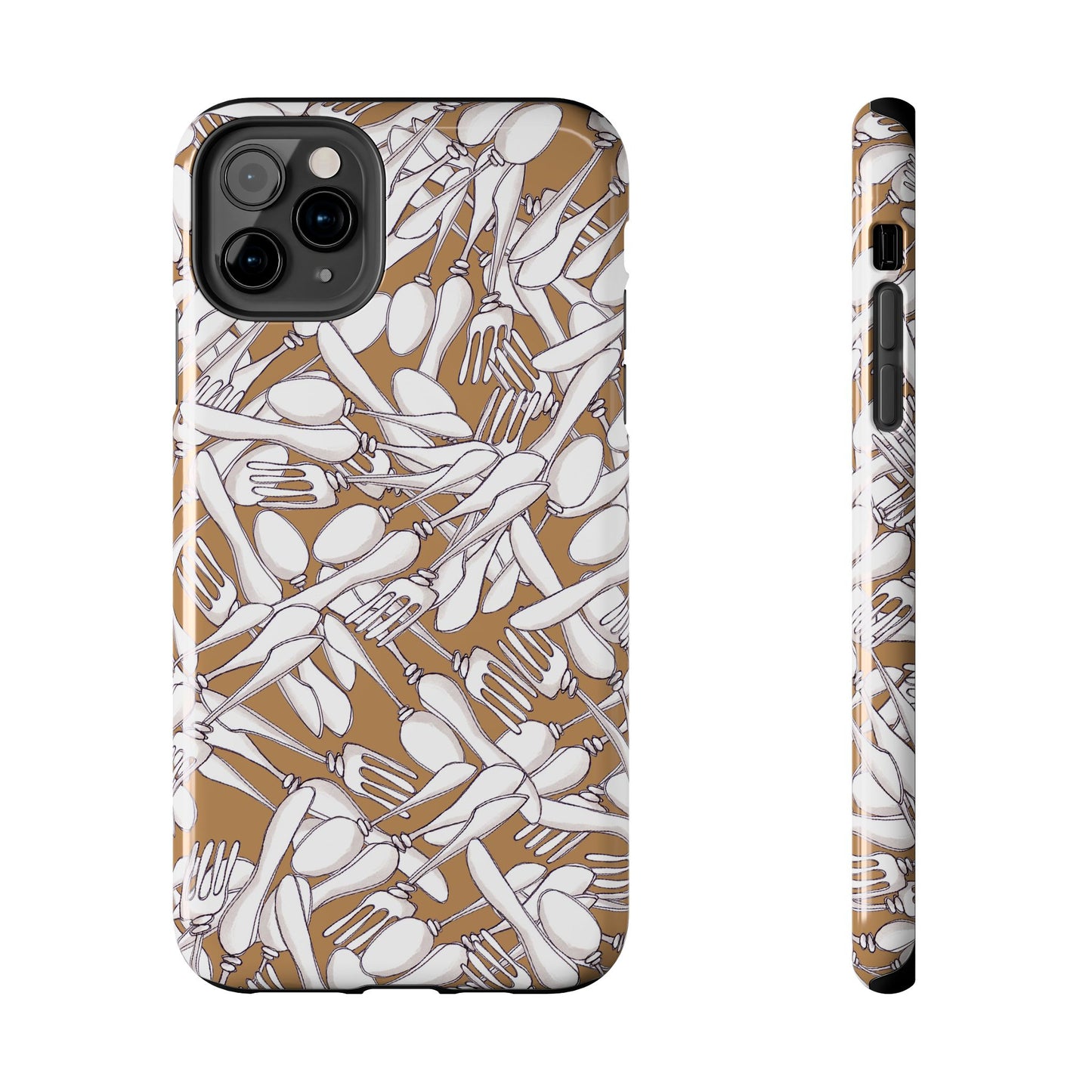 Silverware Wars Brown Phone Case