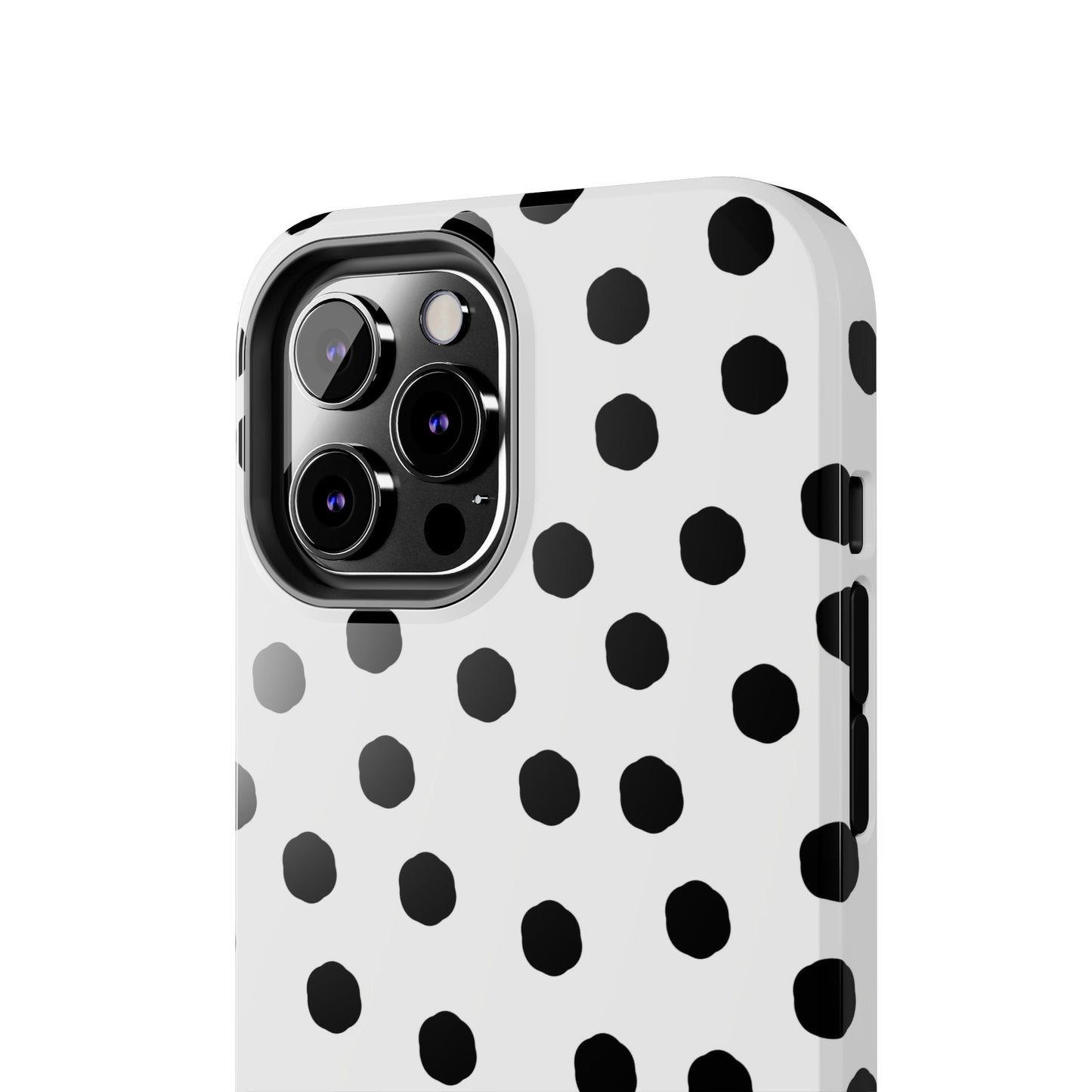 Jumbo Dots White / Black Phone Case