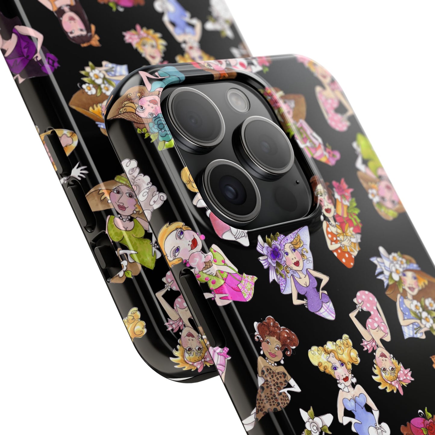 Fast Women Tossed Black Phone Case