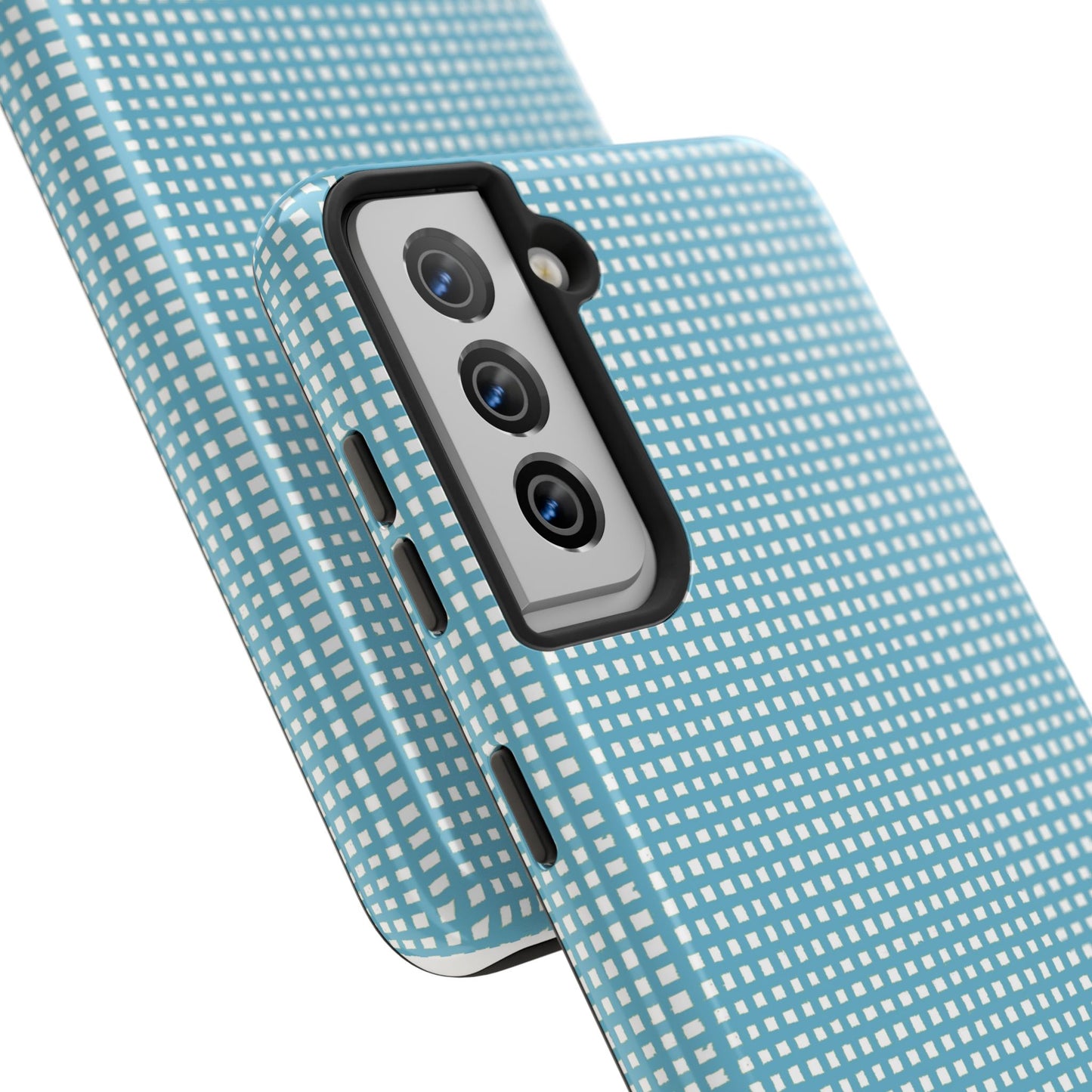 Chipper Check Turquoise Phone Case