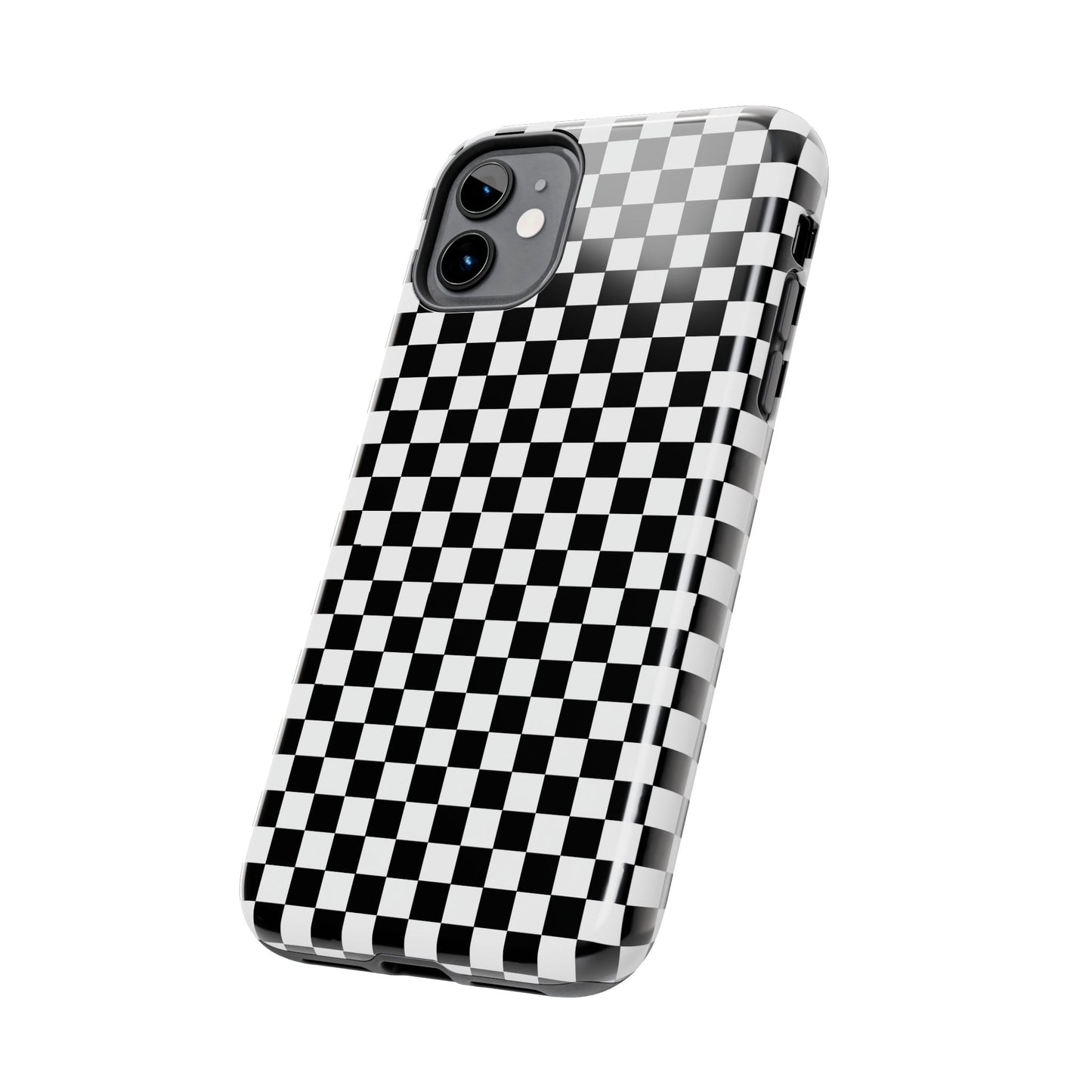 Checkerboard Black / White Phone Case