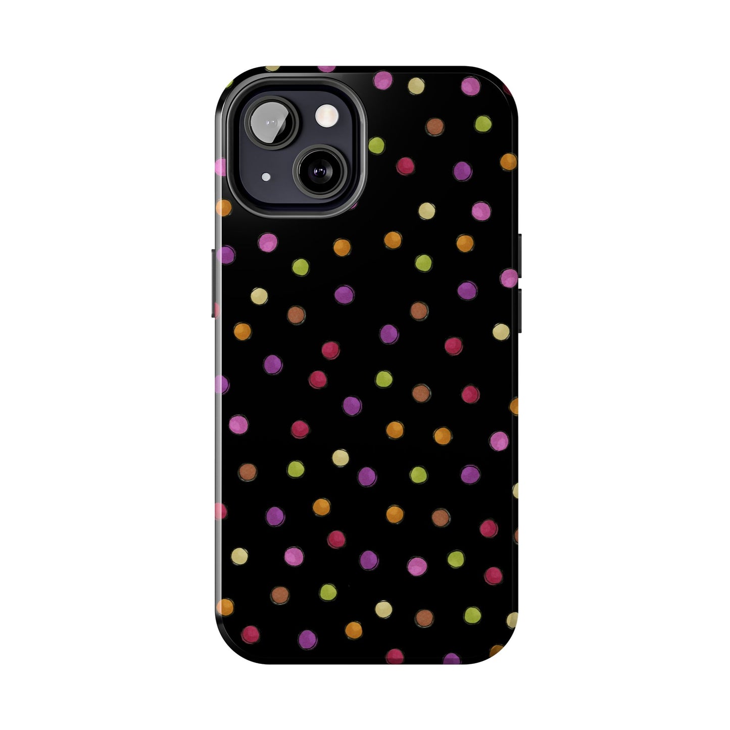 Tea Dot Black Phone Case