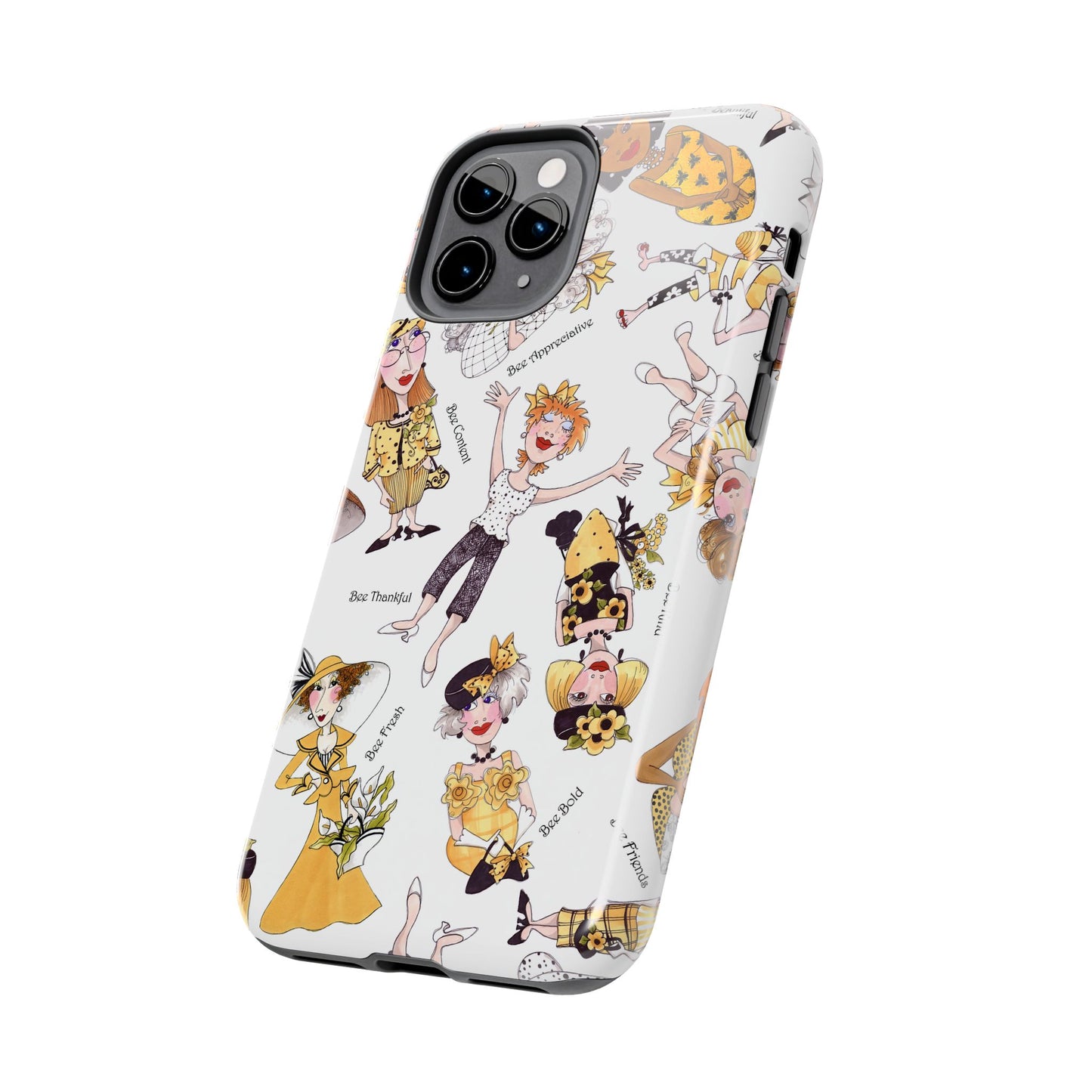 Bee Tossed White Phone Case
