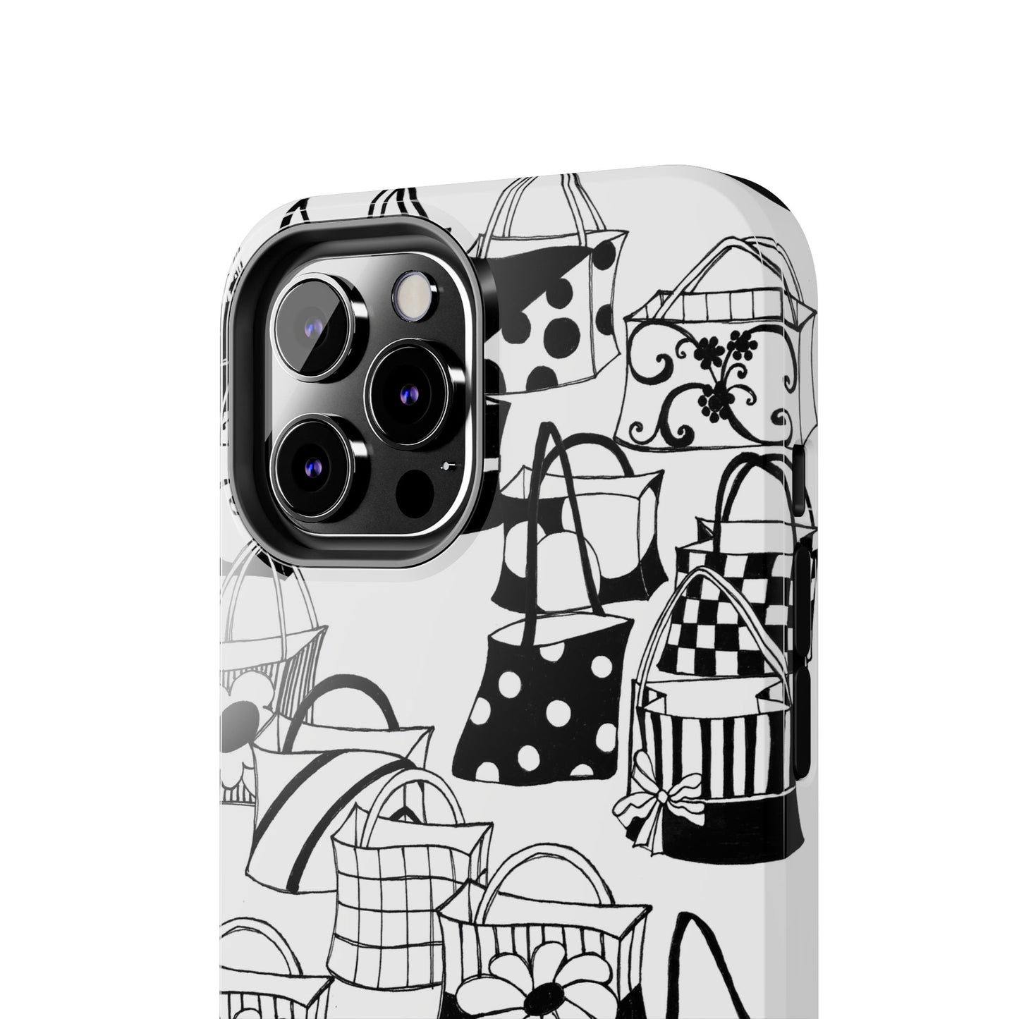 Totes White / Black Phone Case