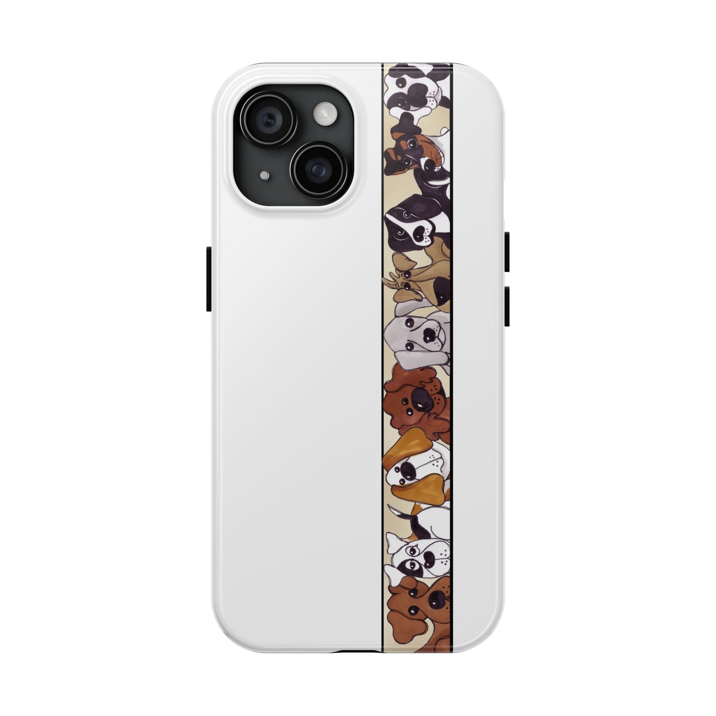 Doggie Delight Border Phone Case