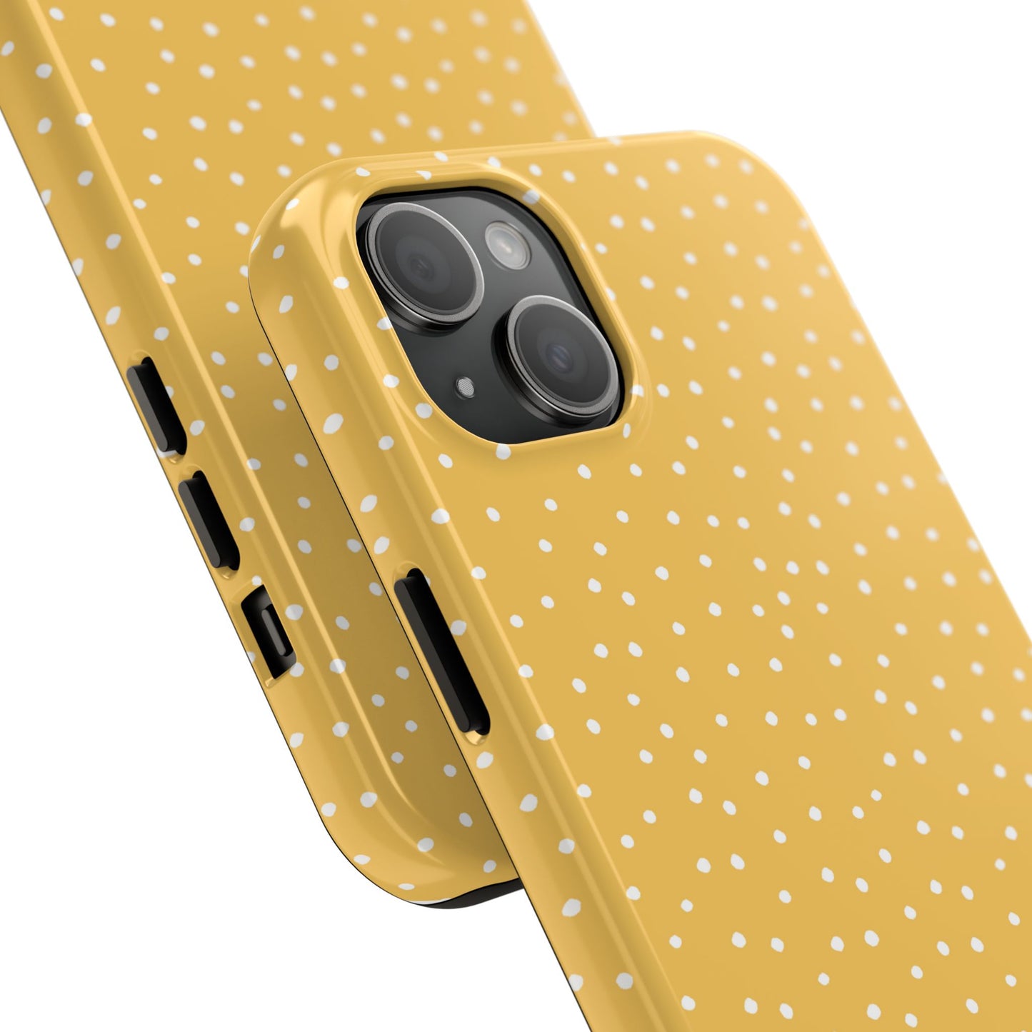 Dinky Dots Yellow / White Phone Case