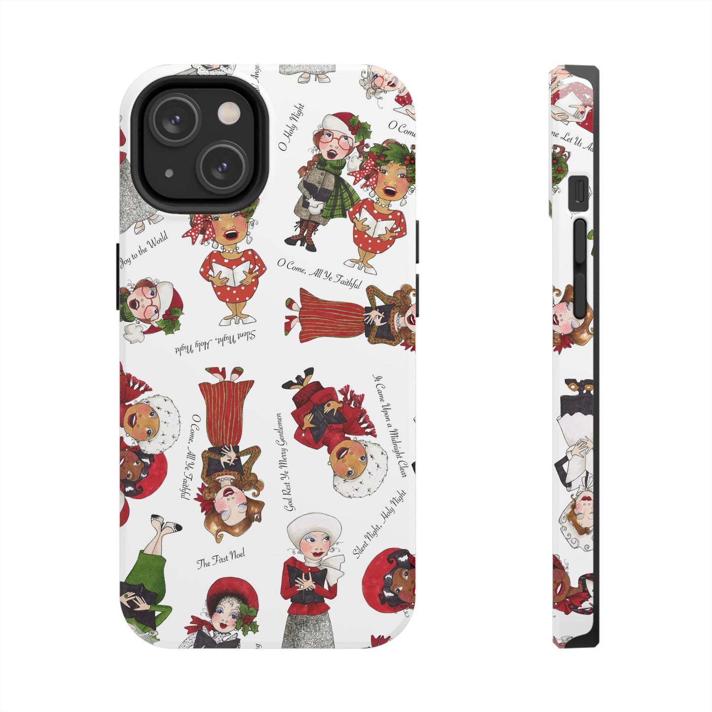Tossed Carolers Phone Case