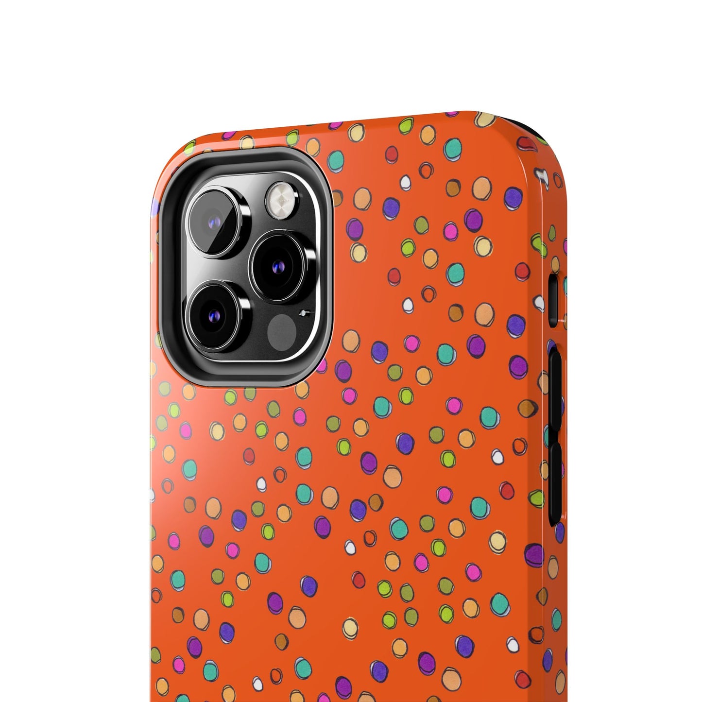 Dog Dots Orange Phone Case