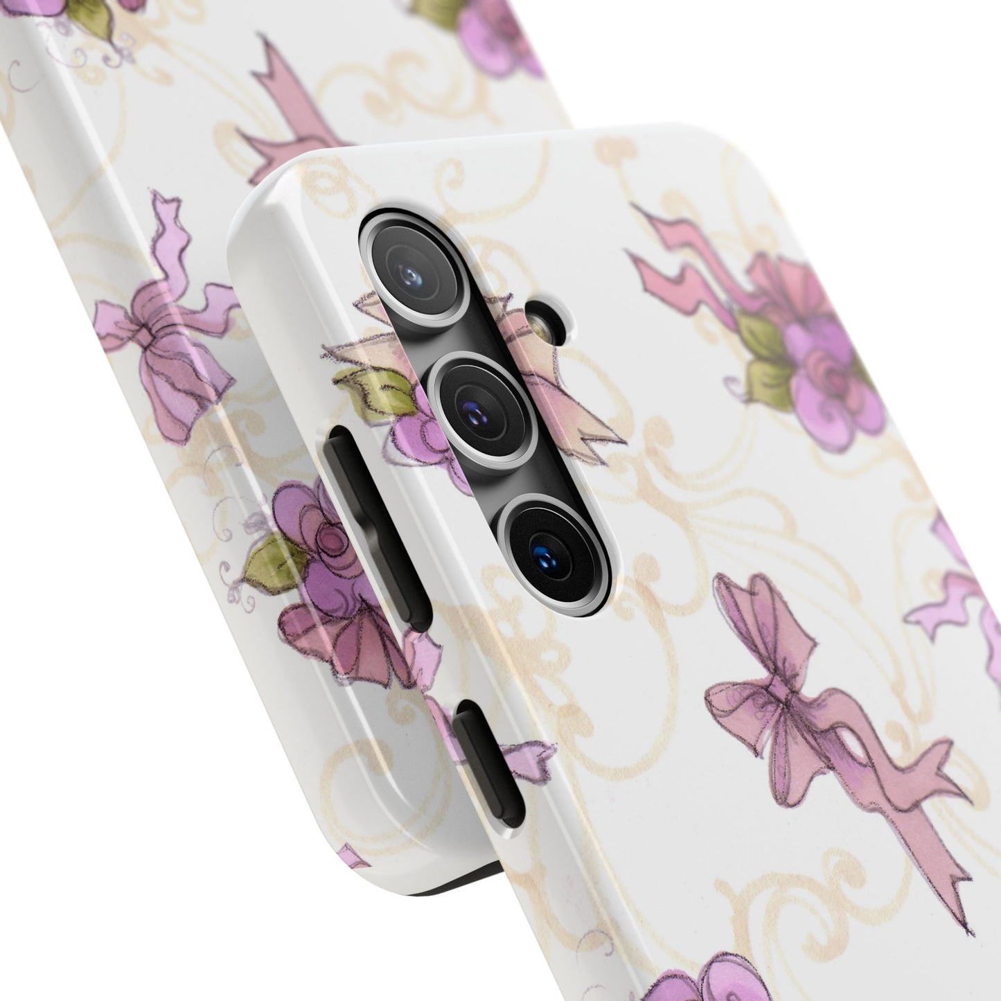 Flower Model Bow Flowers Phone Case