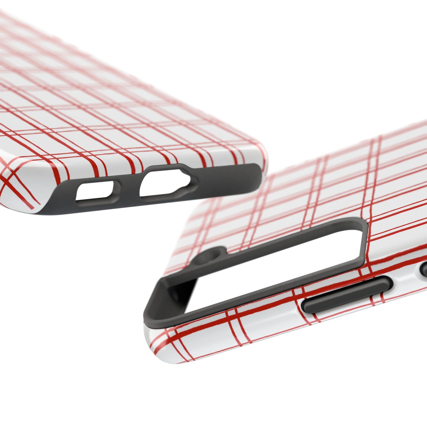 Kitchen Plaid White / Red Phone Case