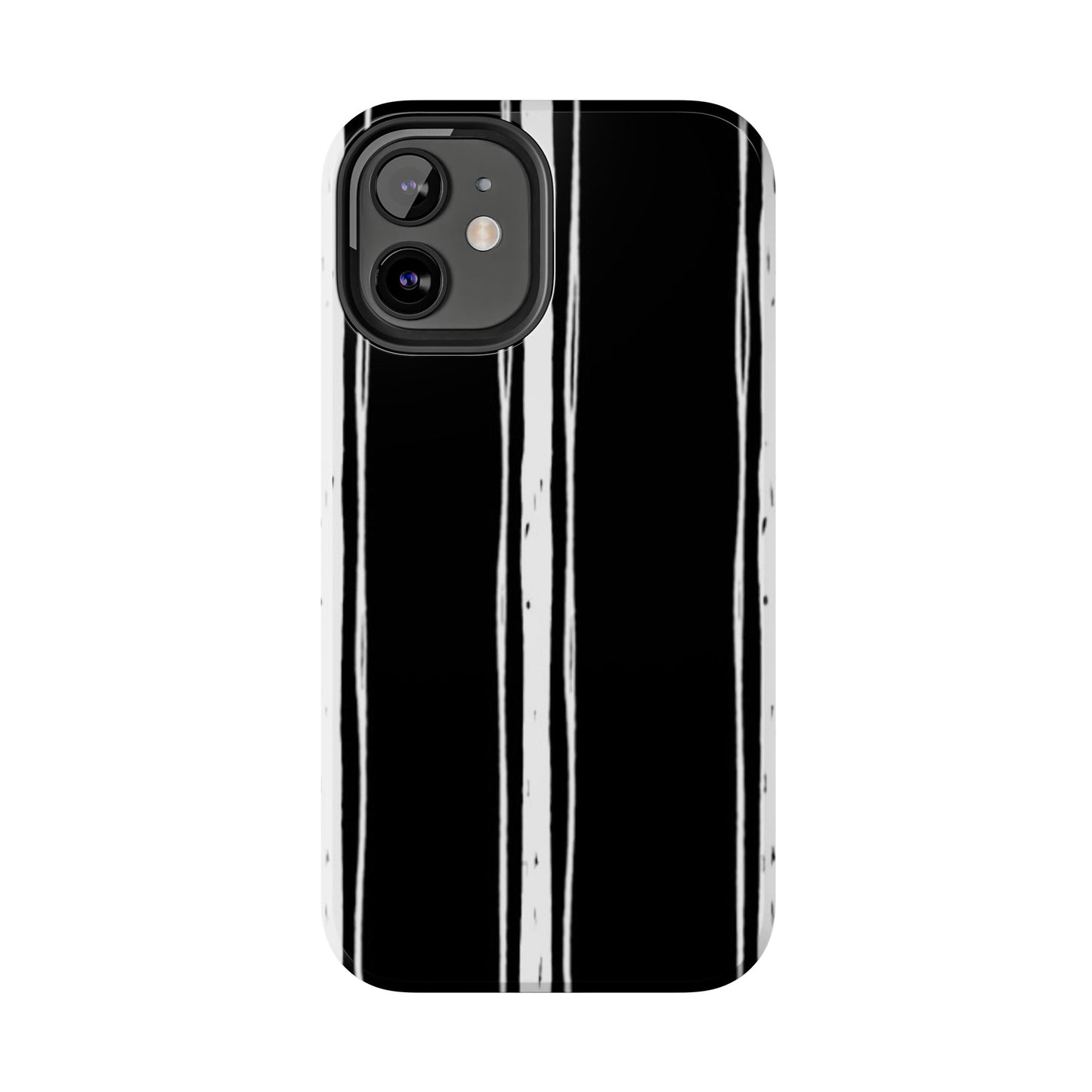 Black / White Stripe Phone Case