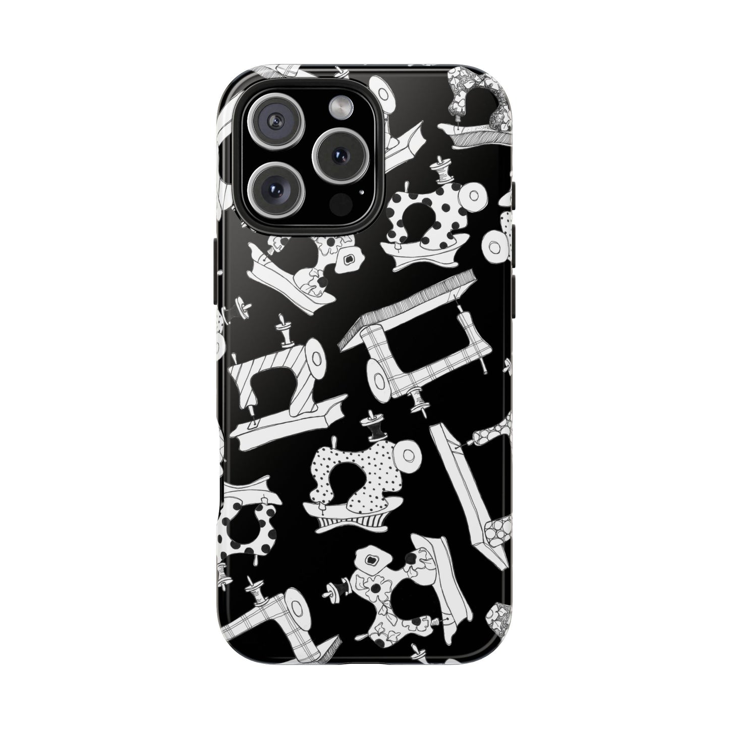 Sew Essential Black Phone Case