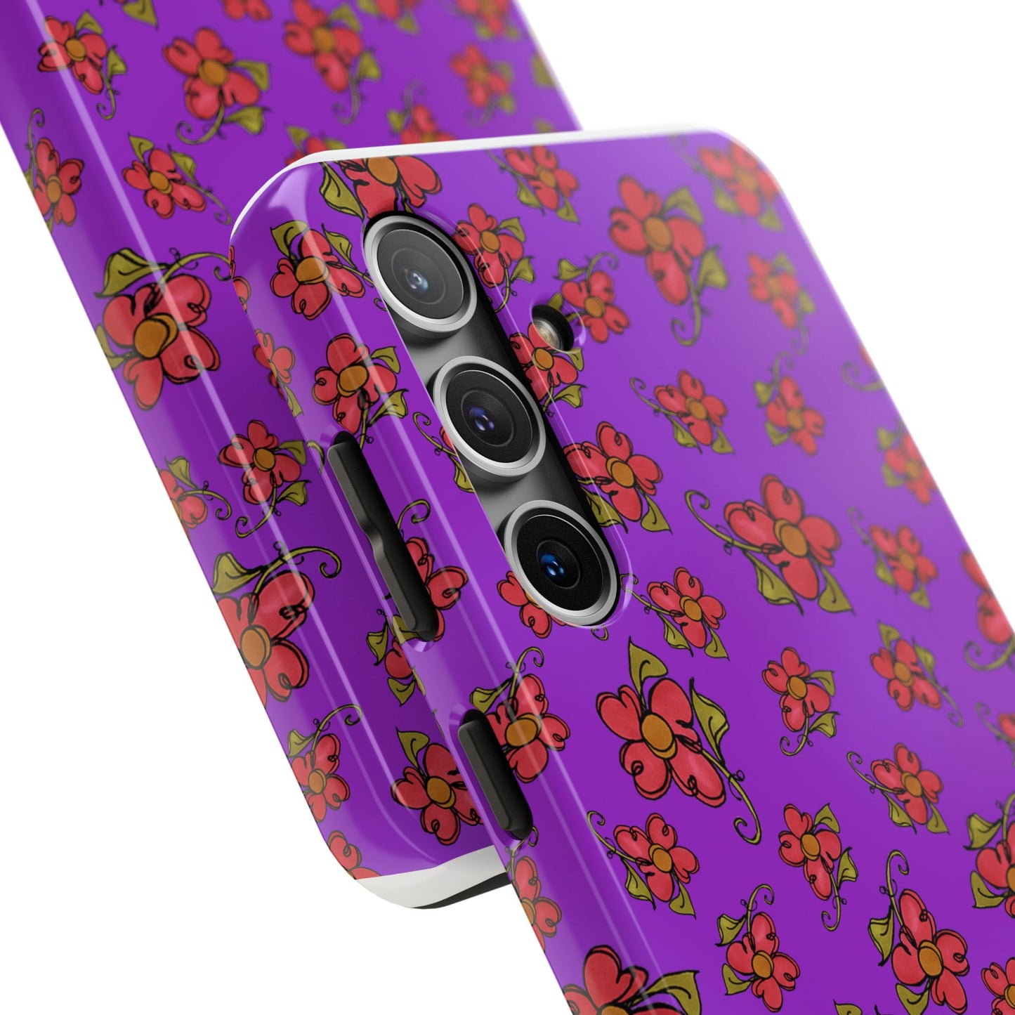 Daisy Caper Purple Phone Case