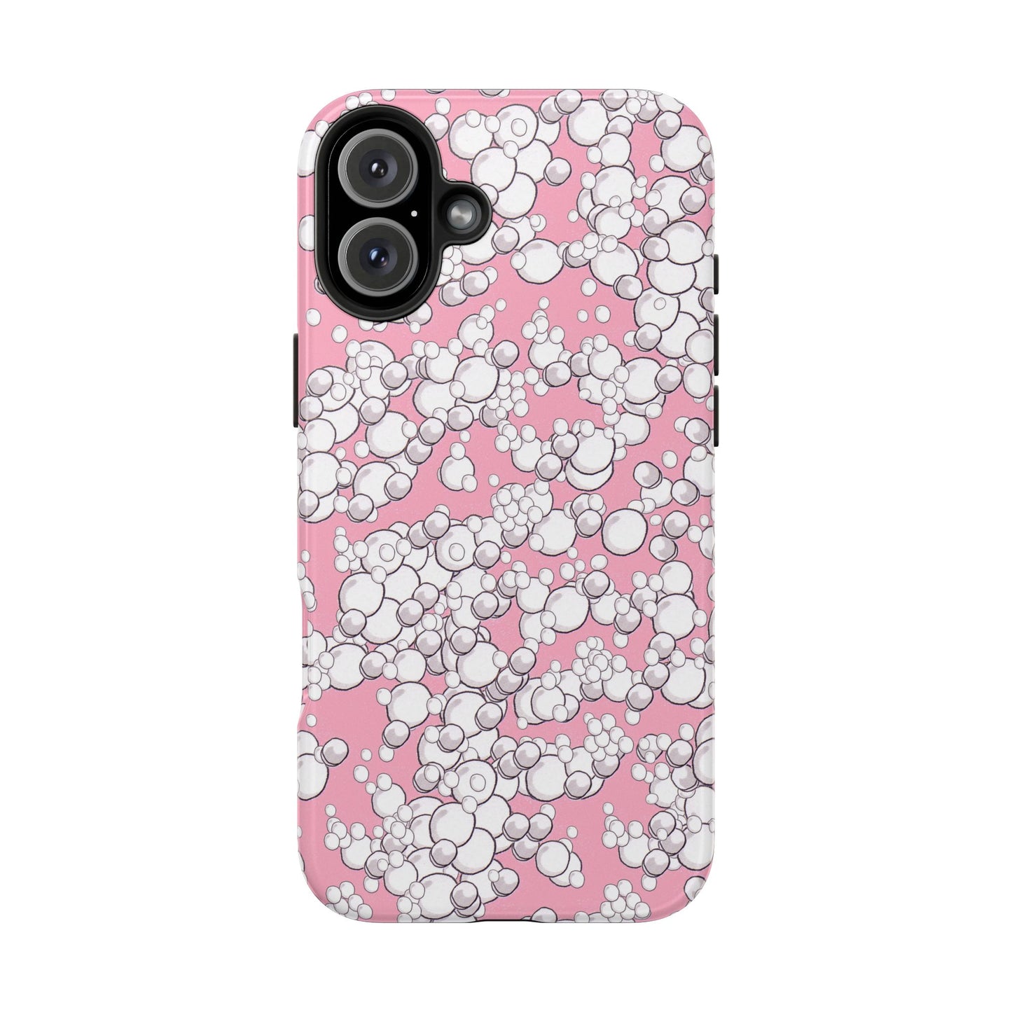 Bubble Dots Pink Phone Case