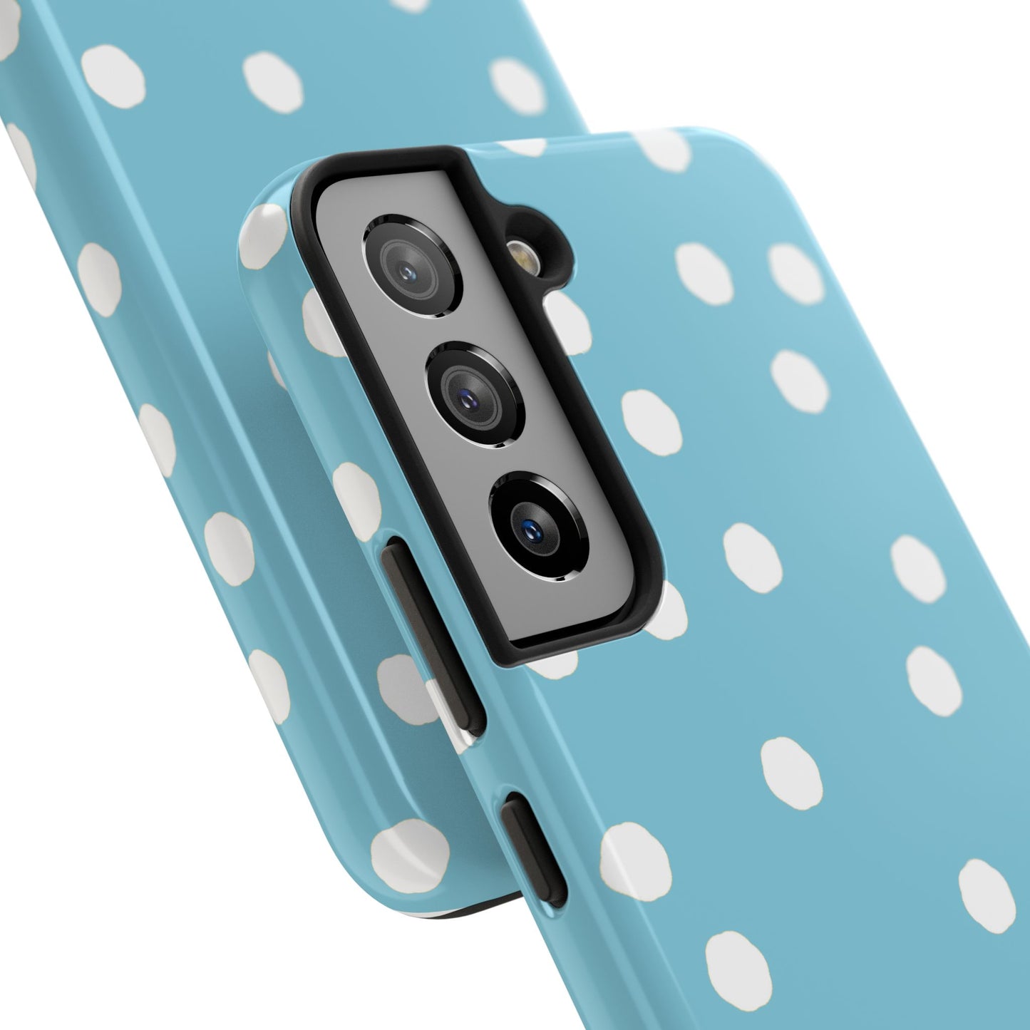 Jumbo Dots Turquoise / White Phone Case