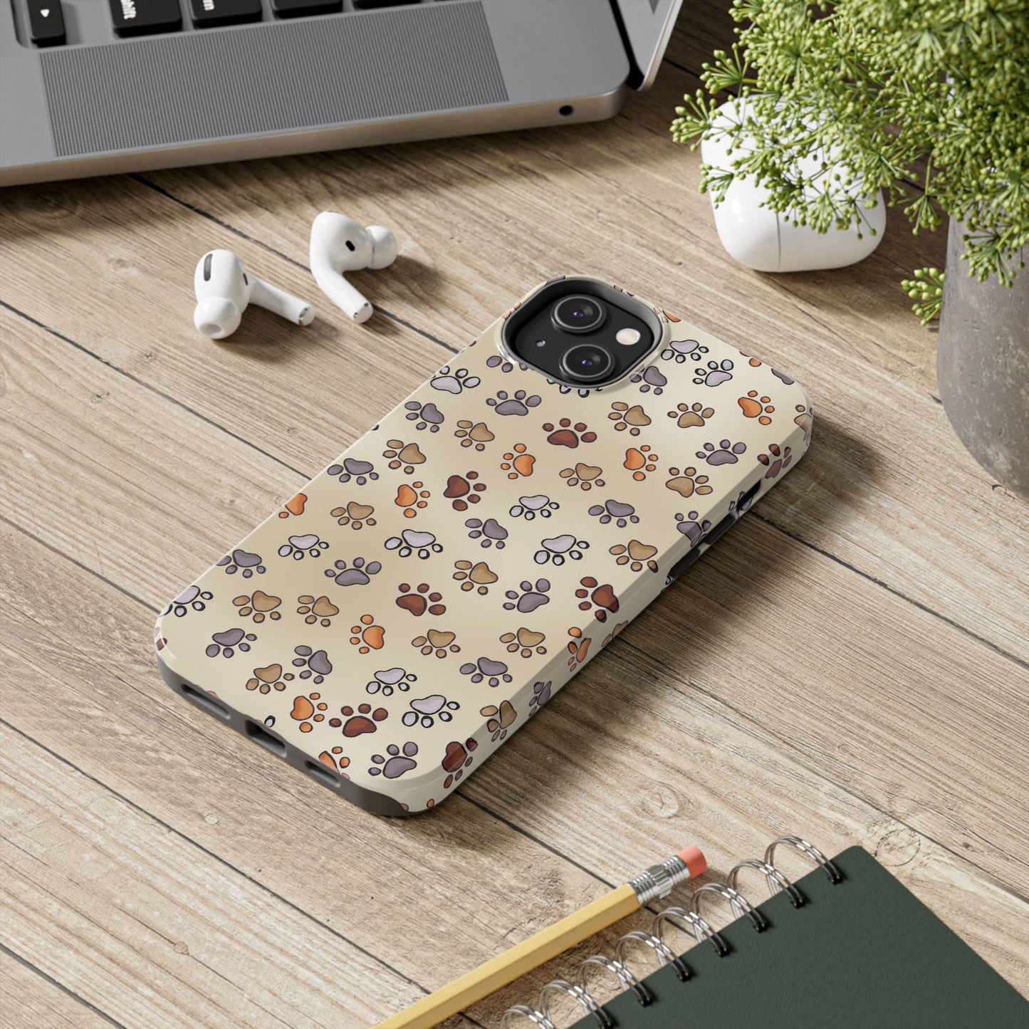 Puppy Paws Bone Phone Case