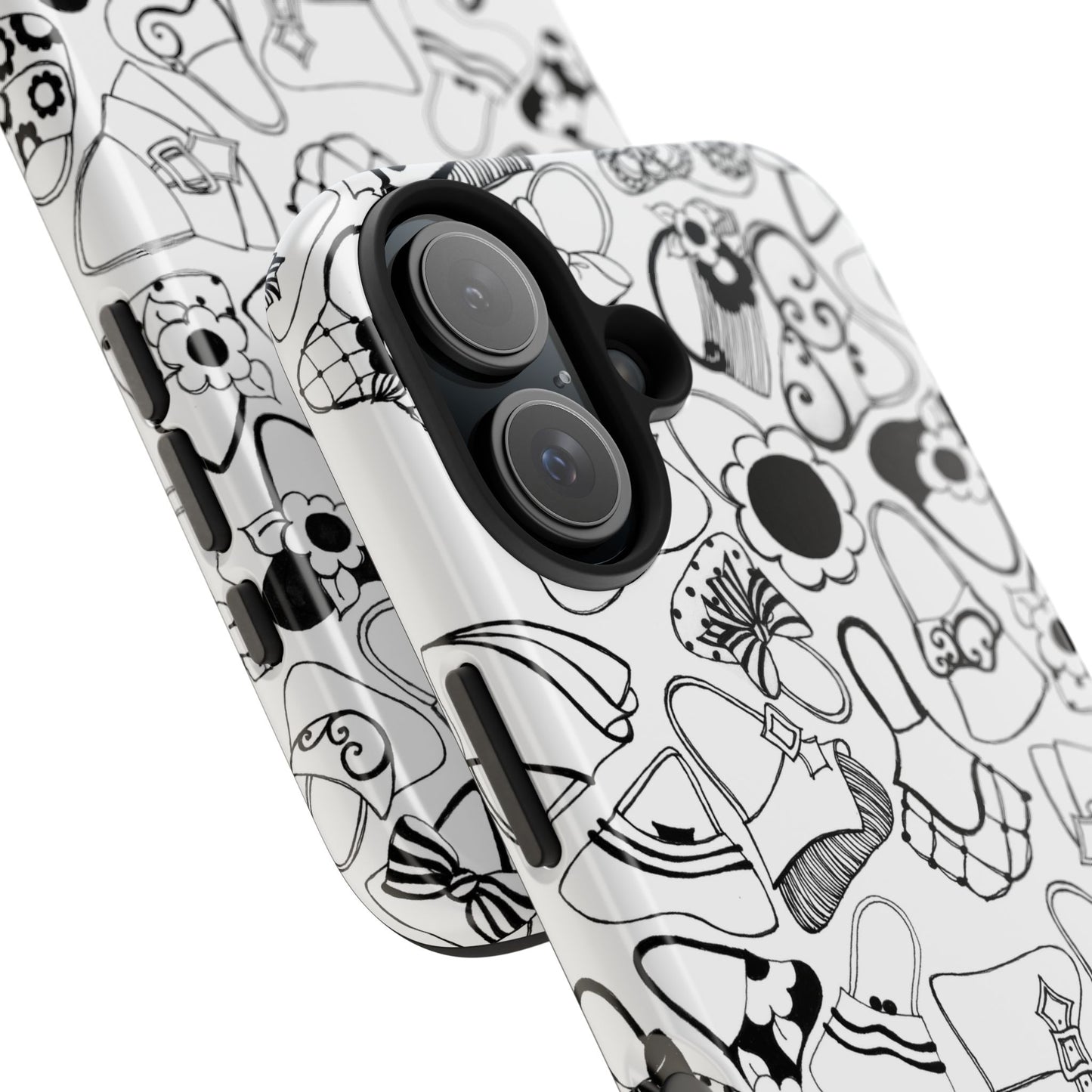 Handbags White / Black Phone Case