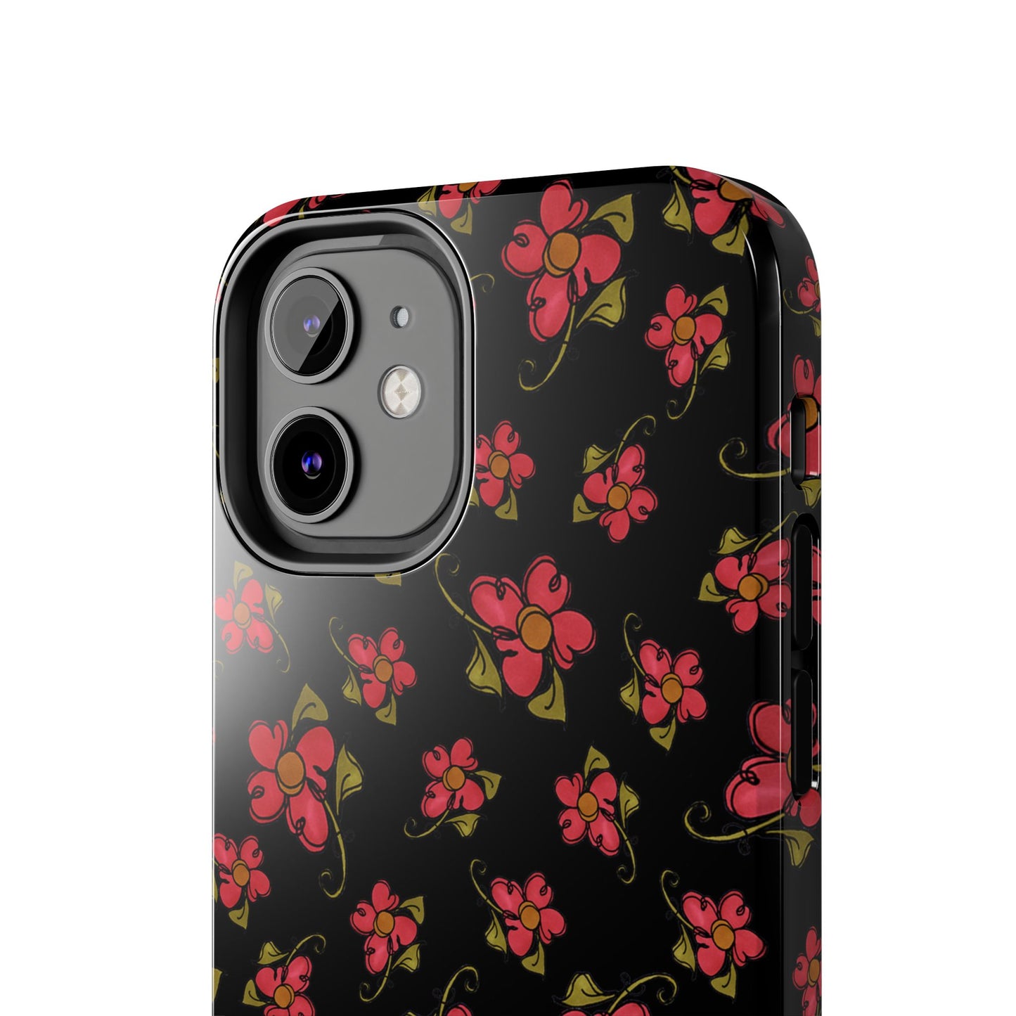 Daisy Caper Black Phone Case
