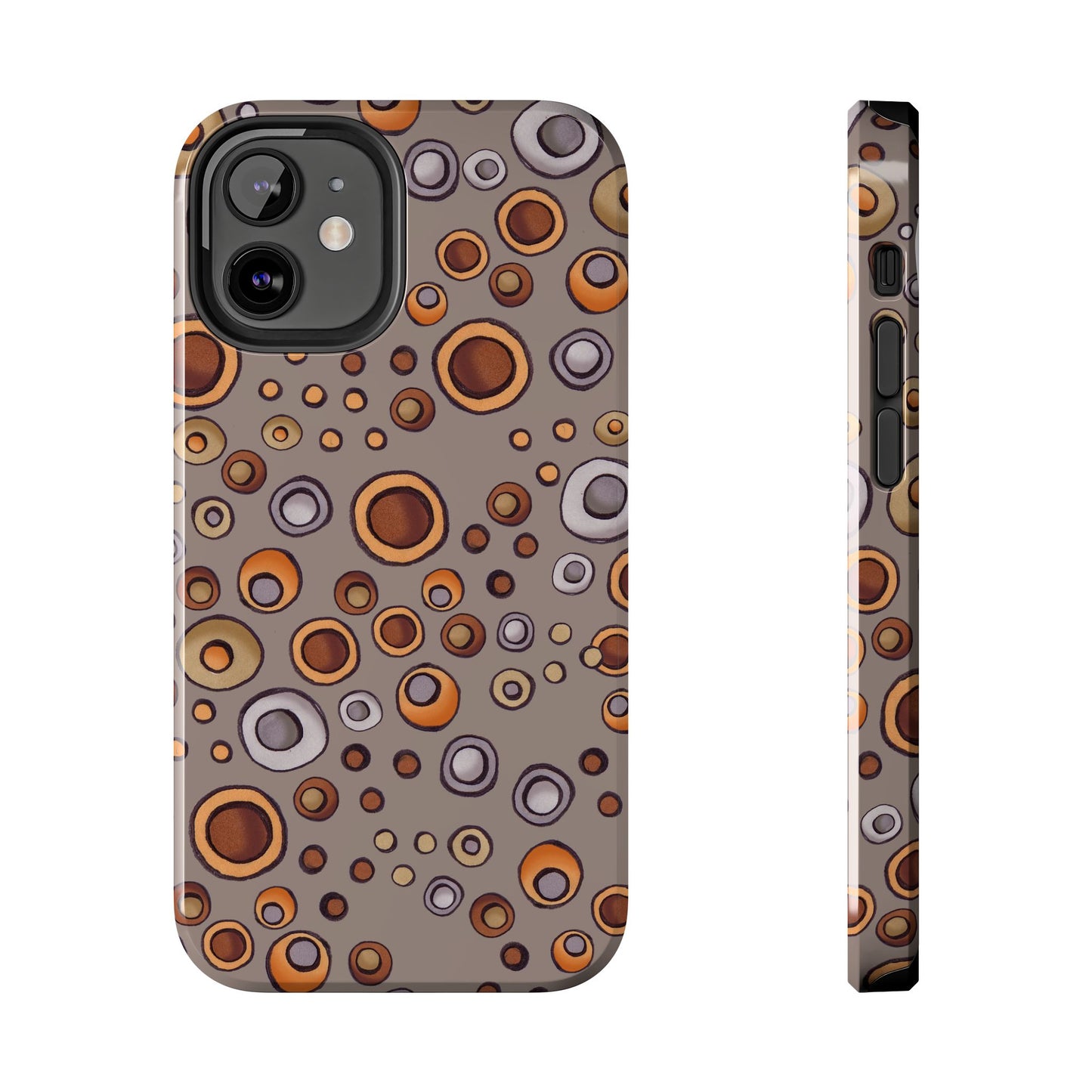 Doggy Dots Gray Phone Case