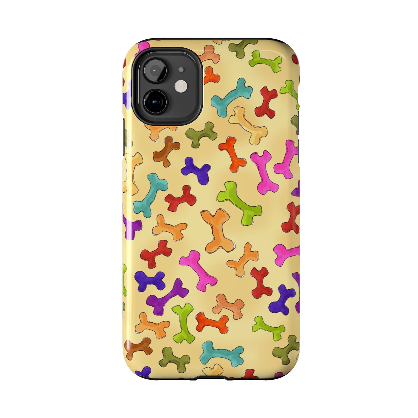 Happy Bones Yellow Phone Case