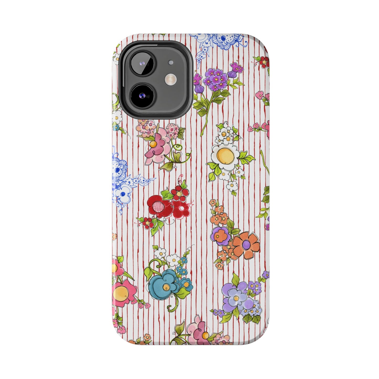 Mixed Bouquets Red / White Phone Case
