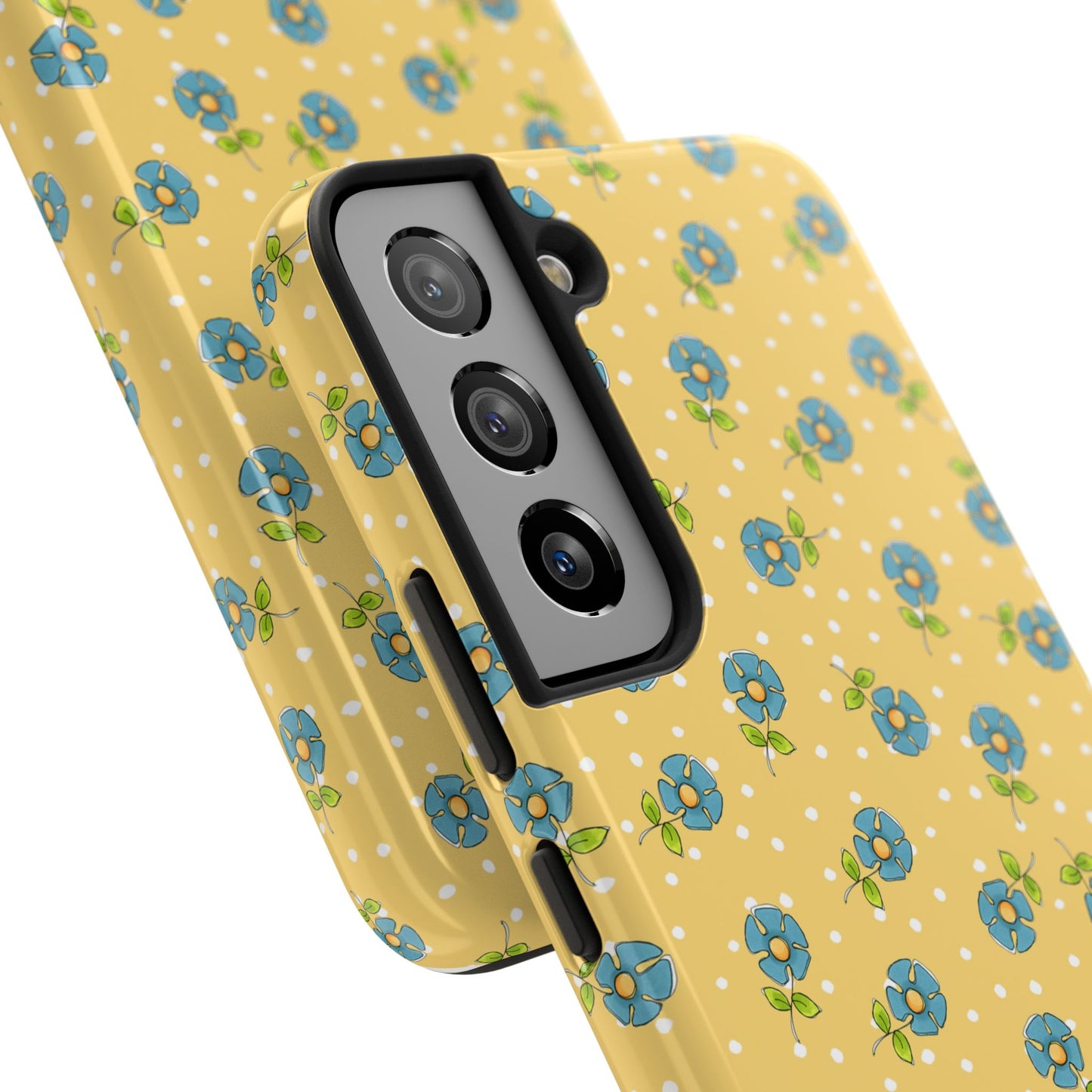 Daisy Dots Yellow Phone Case