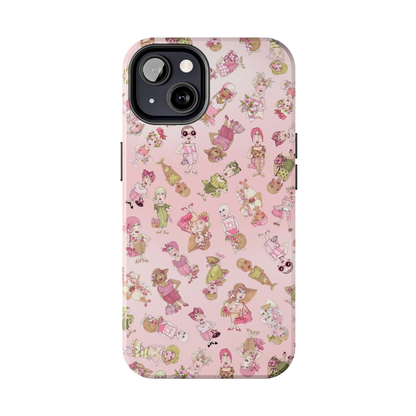 Tossed Ladies Pink Phone Case