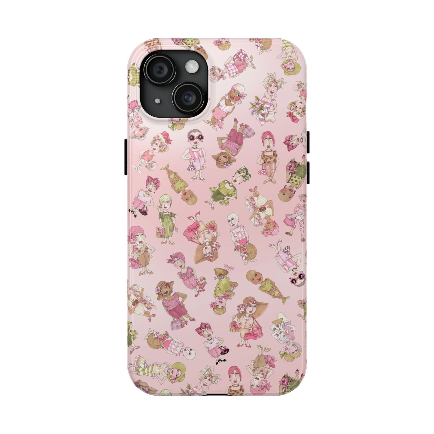 Tossed Ladies Pink Phone Case