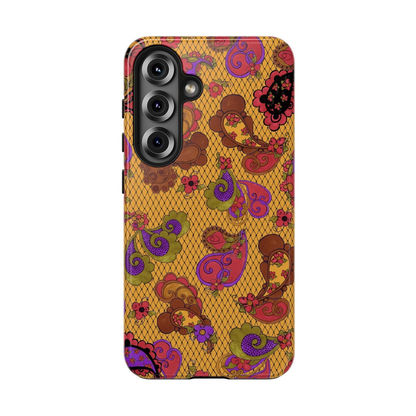 Posie Paisley Gold Phone Case