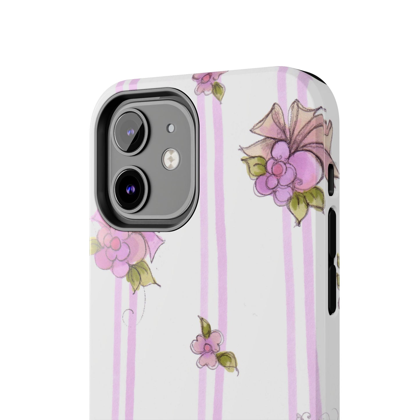 Flower Model Flower Stripe Phone Case