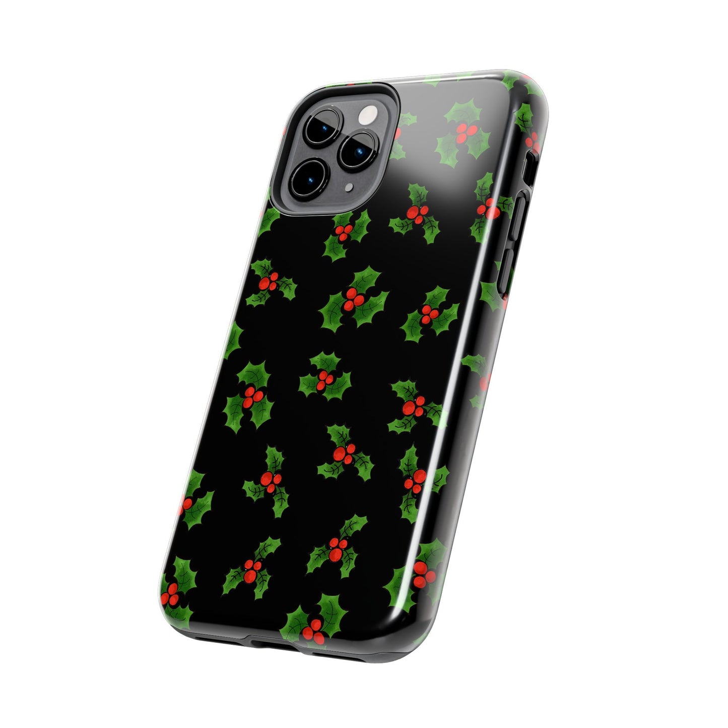 Lotsa Holly Black Phone Case