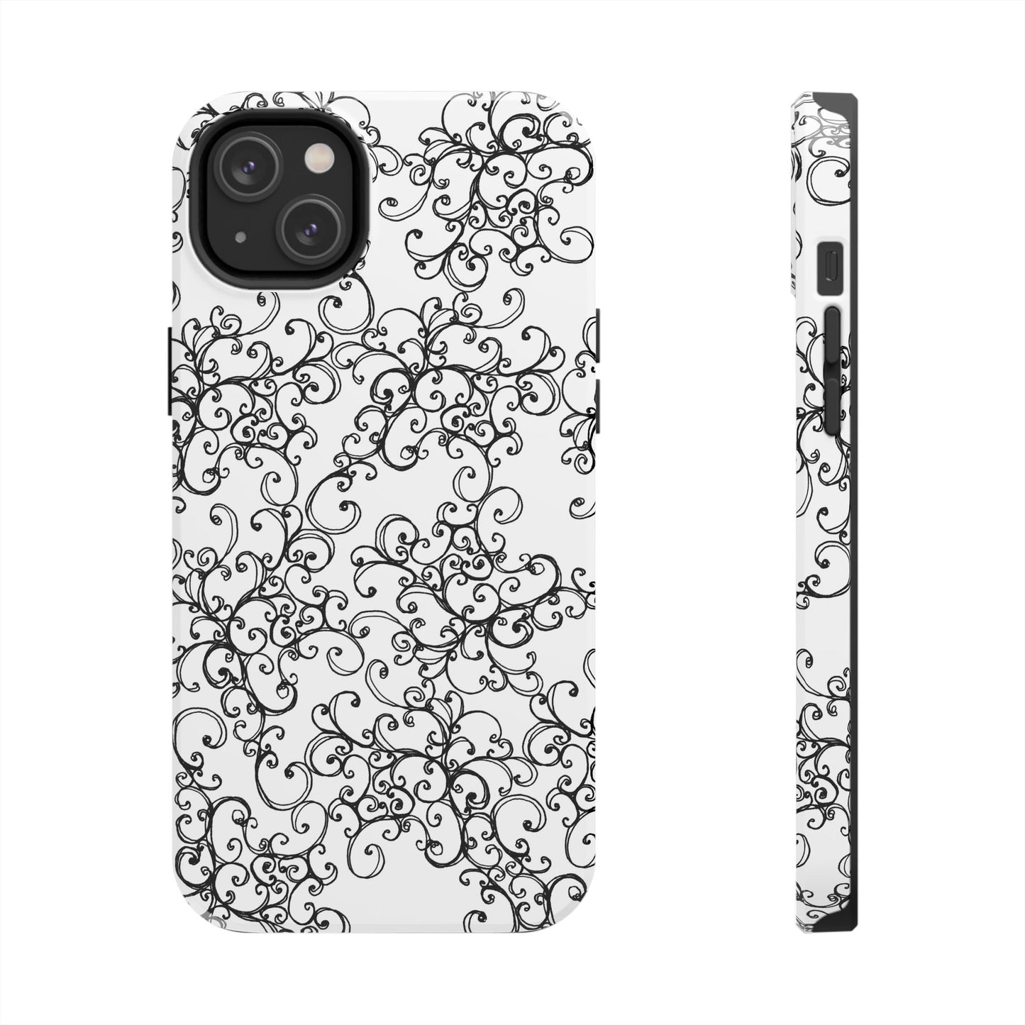 Poodle Scroll Phone Case
