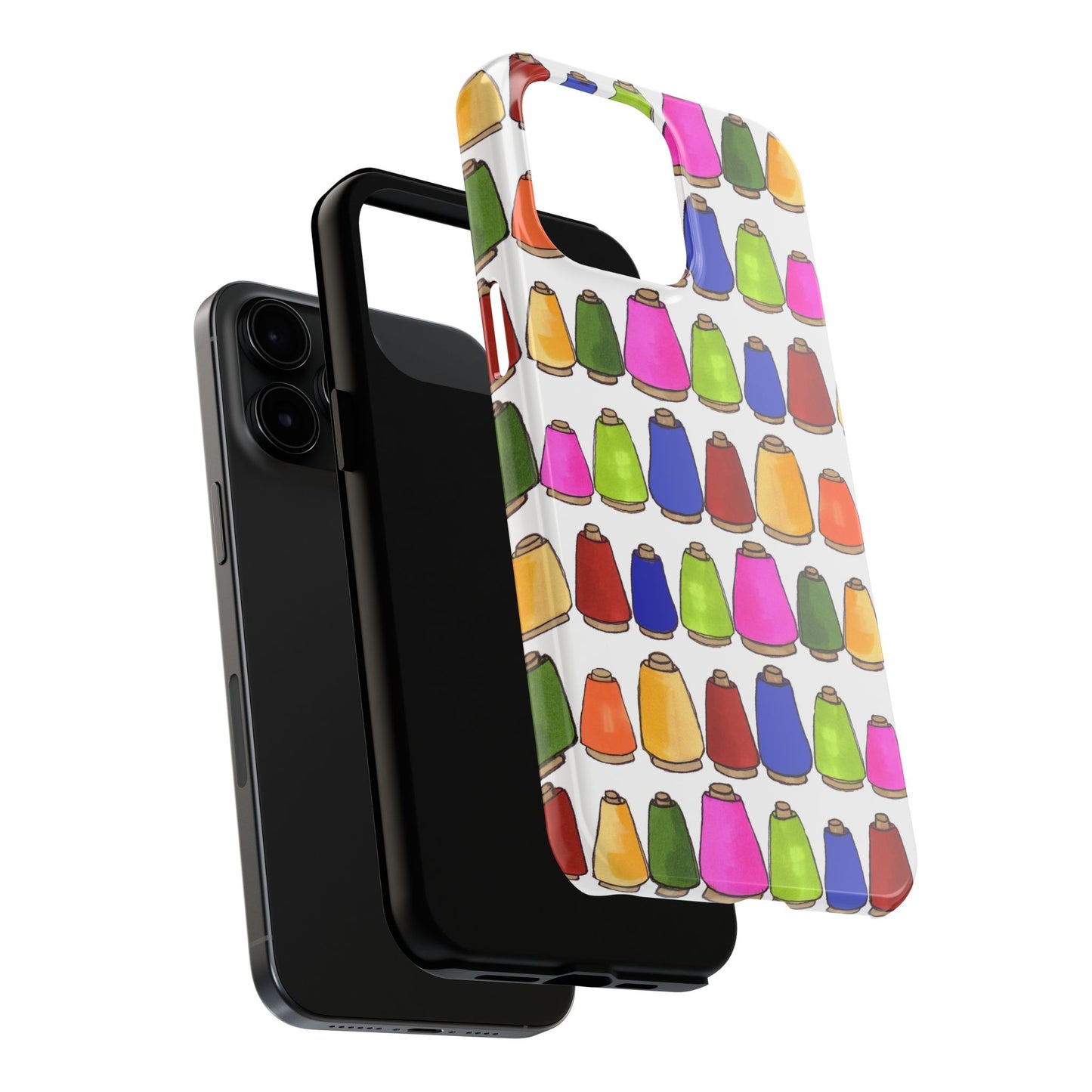 Coneiferous White / Multi Phone Case