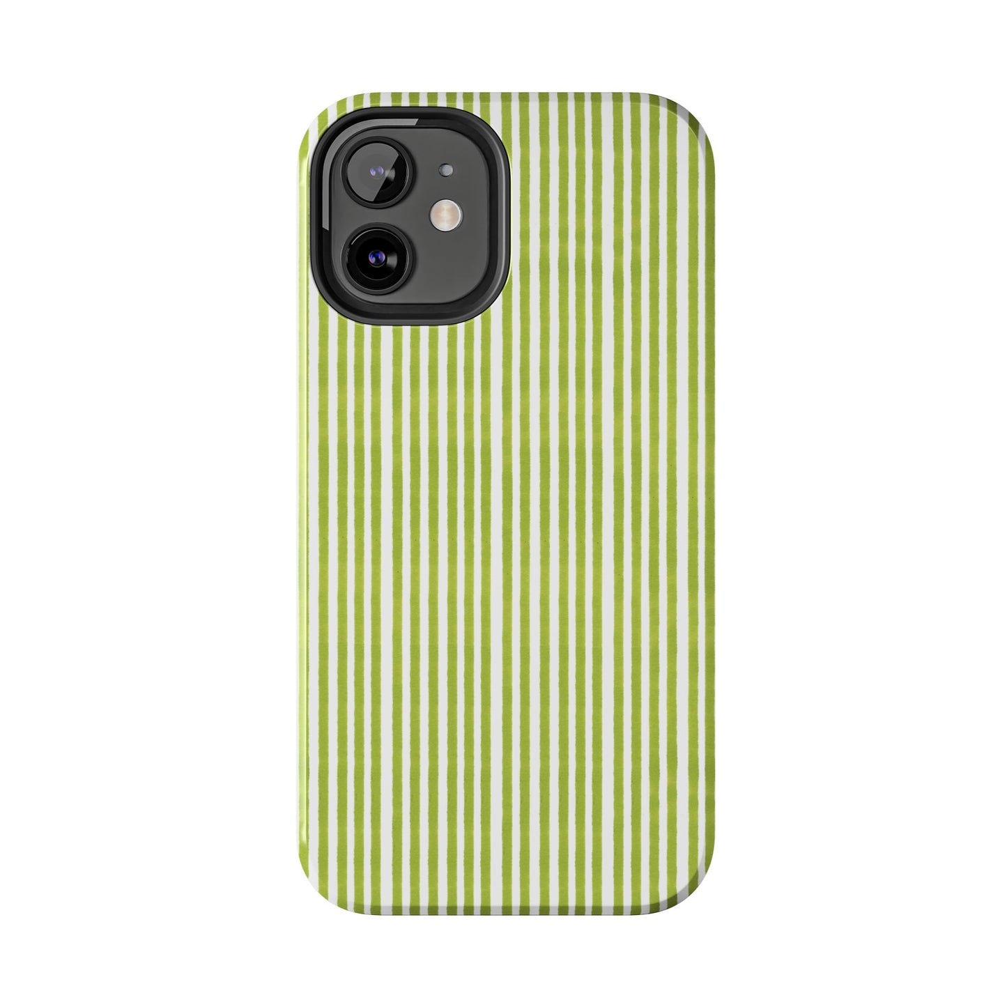 Lazy Stripe Lime Phone Case