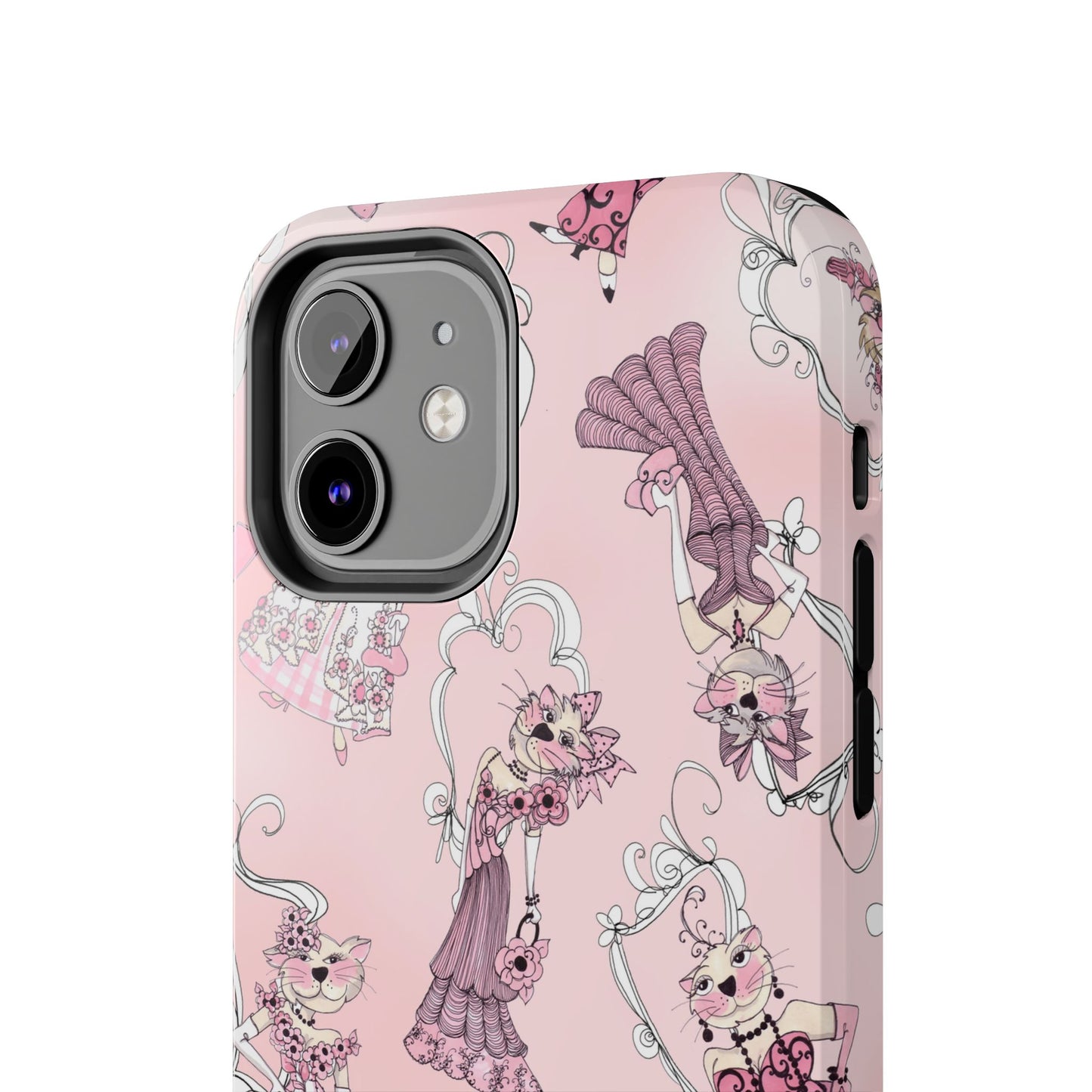 Lady Cats Tossed Phone Case