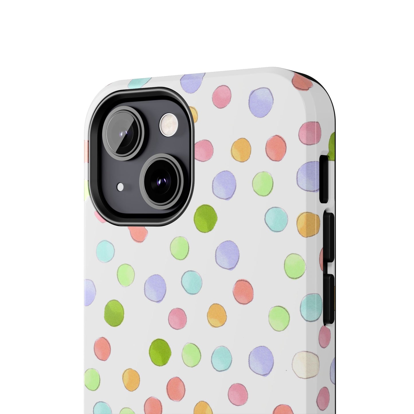 Happy Dots White Phone Case