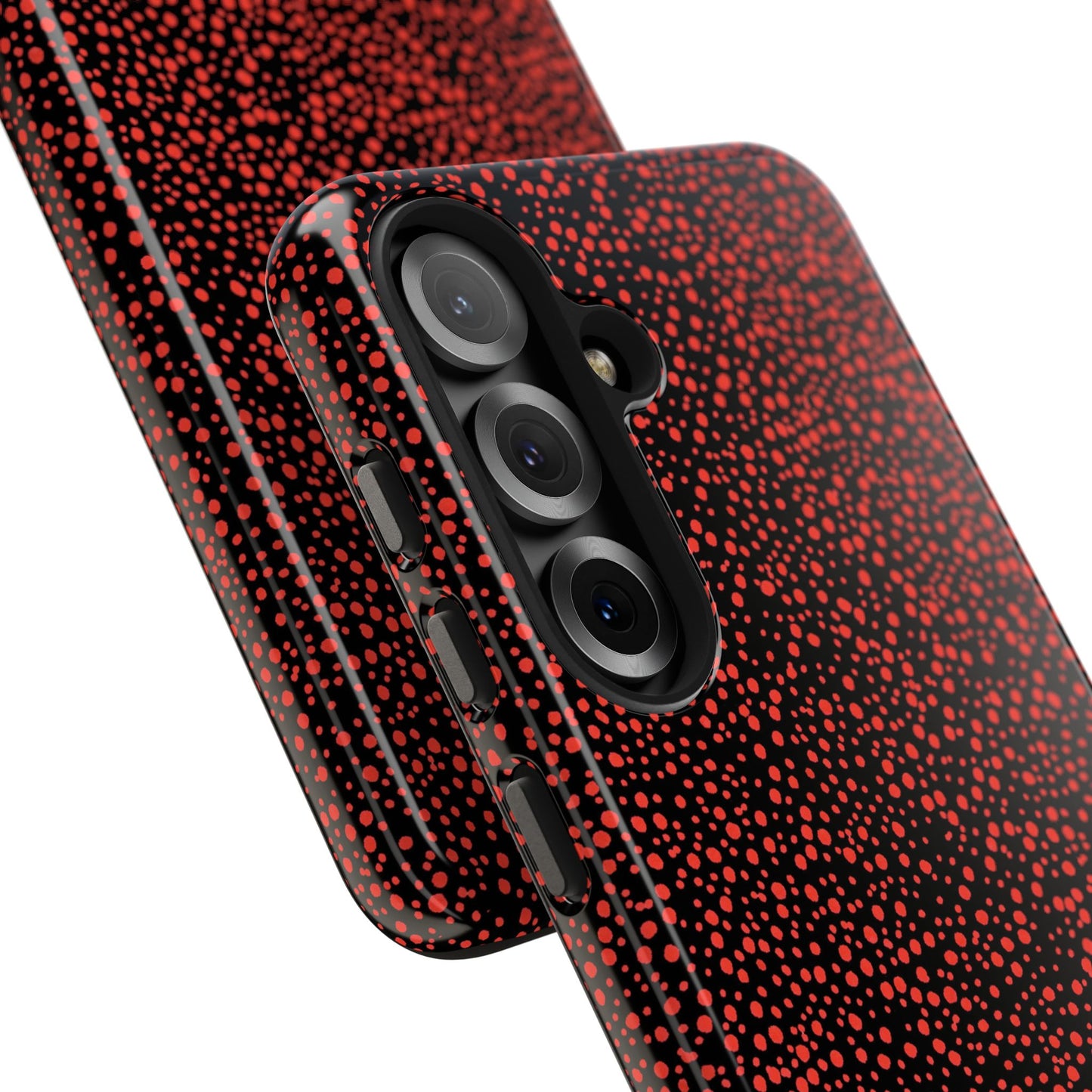 Confetti Red / Black Phone Case