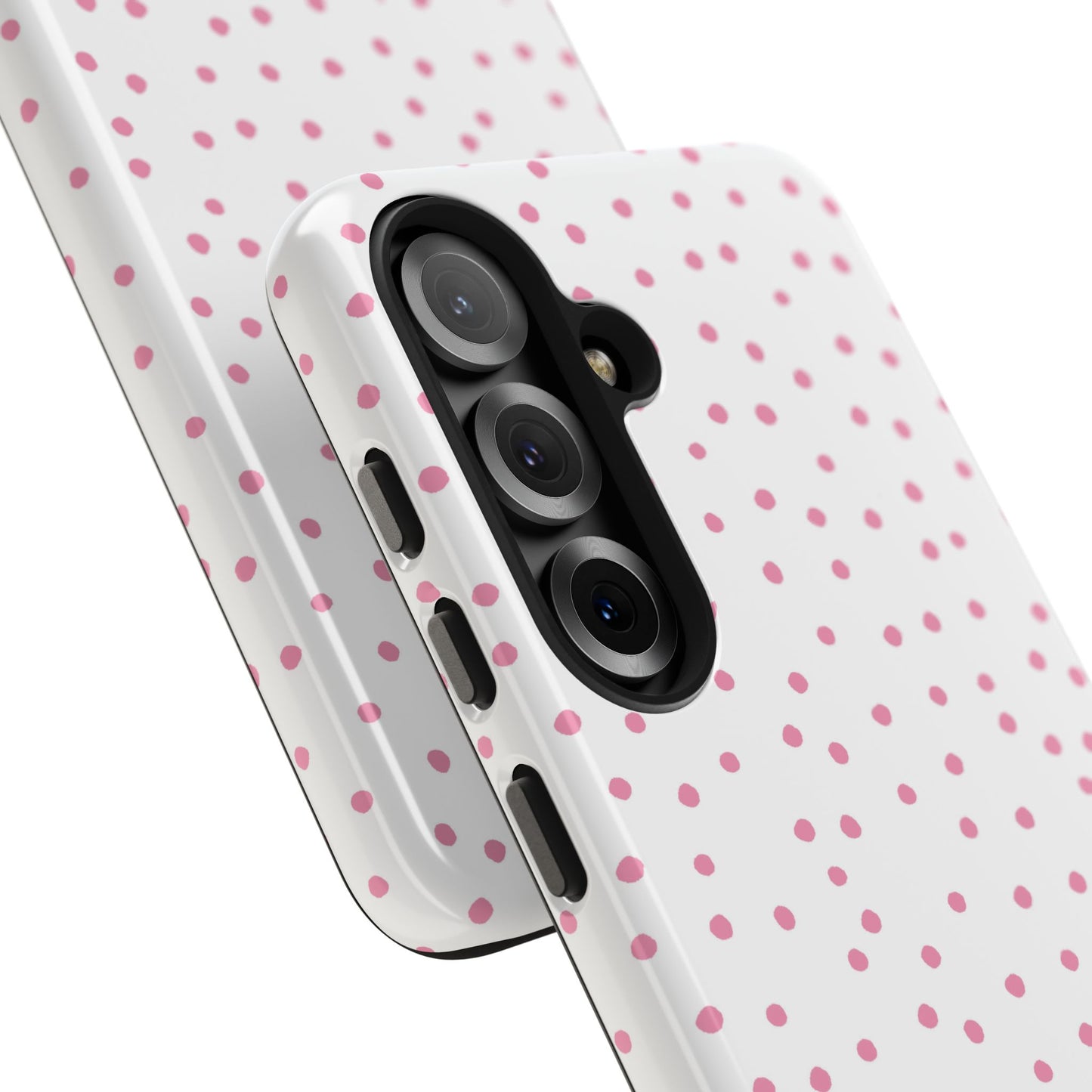 Dinky Dots White / Pink Phone Case