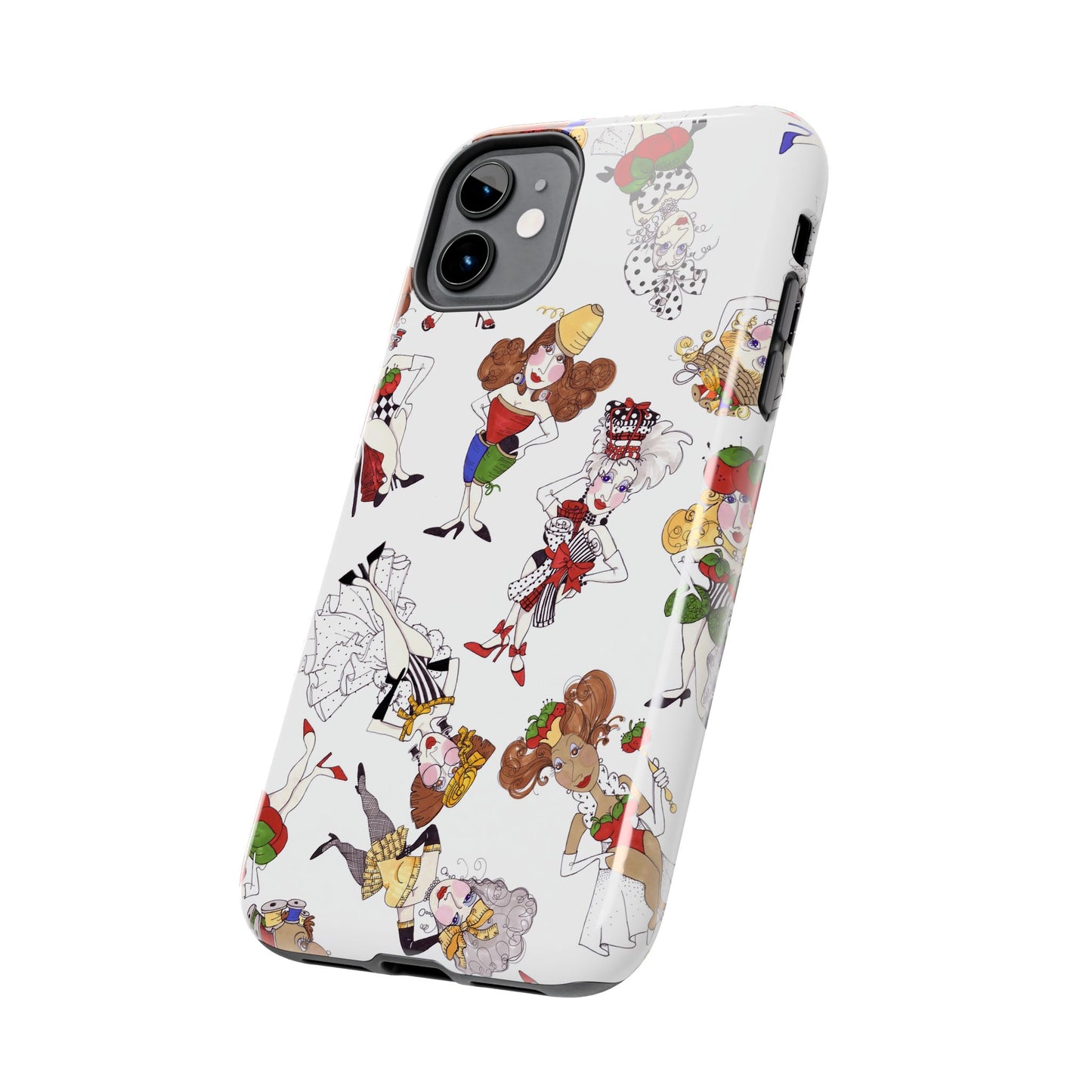 Sew Tossed White Phone Case