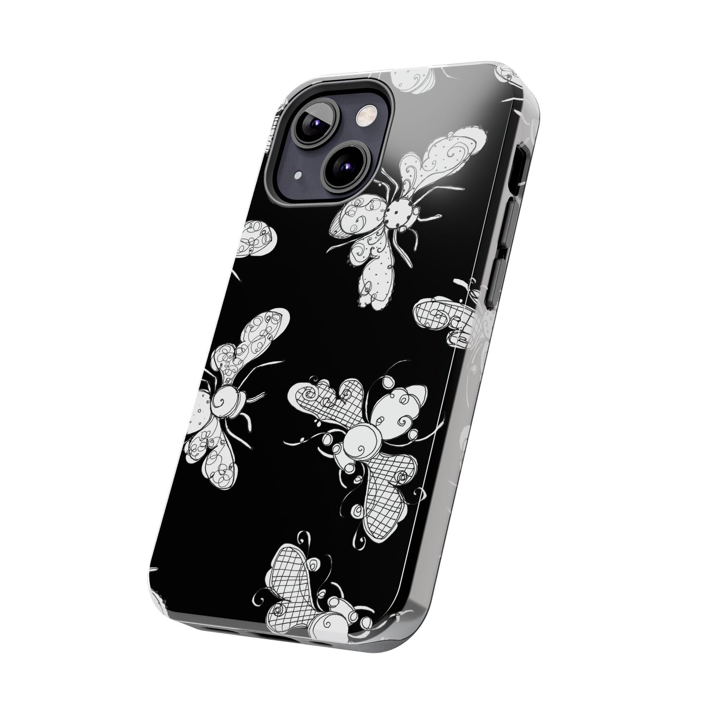 Busy Bee Black Phone Case