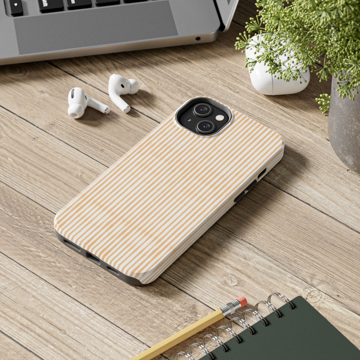 Lazy Stripe Orange Phone Case